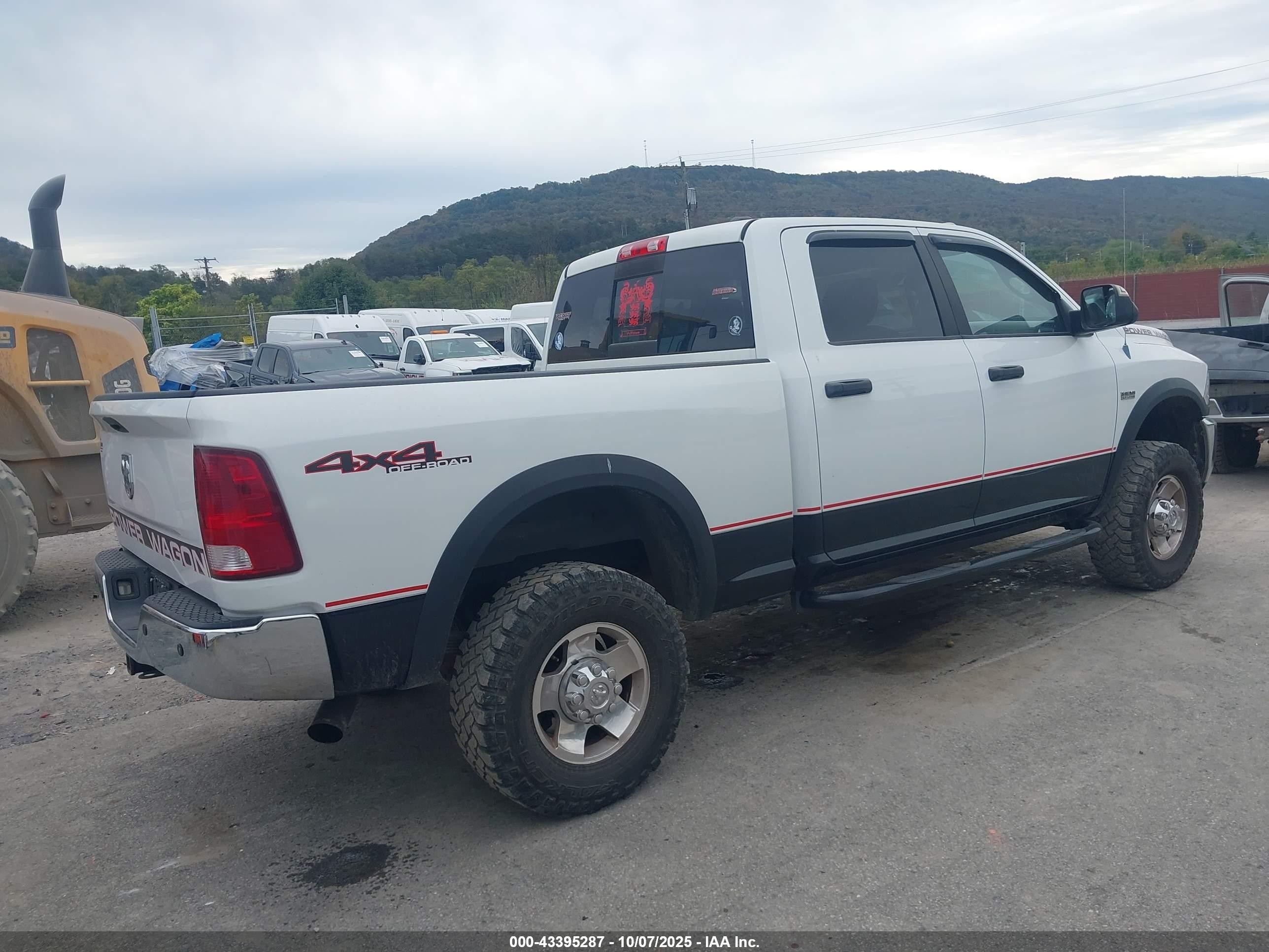 2010 Dodge Ram 2500 Slt Белый vin: 3D7TT2CT1AG182218