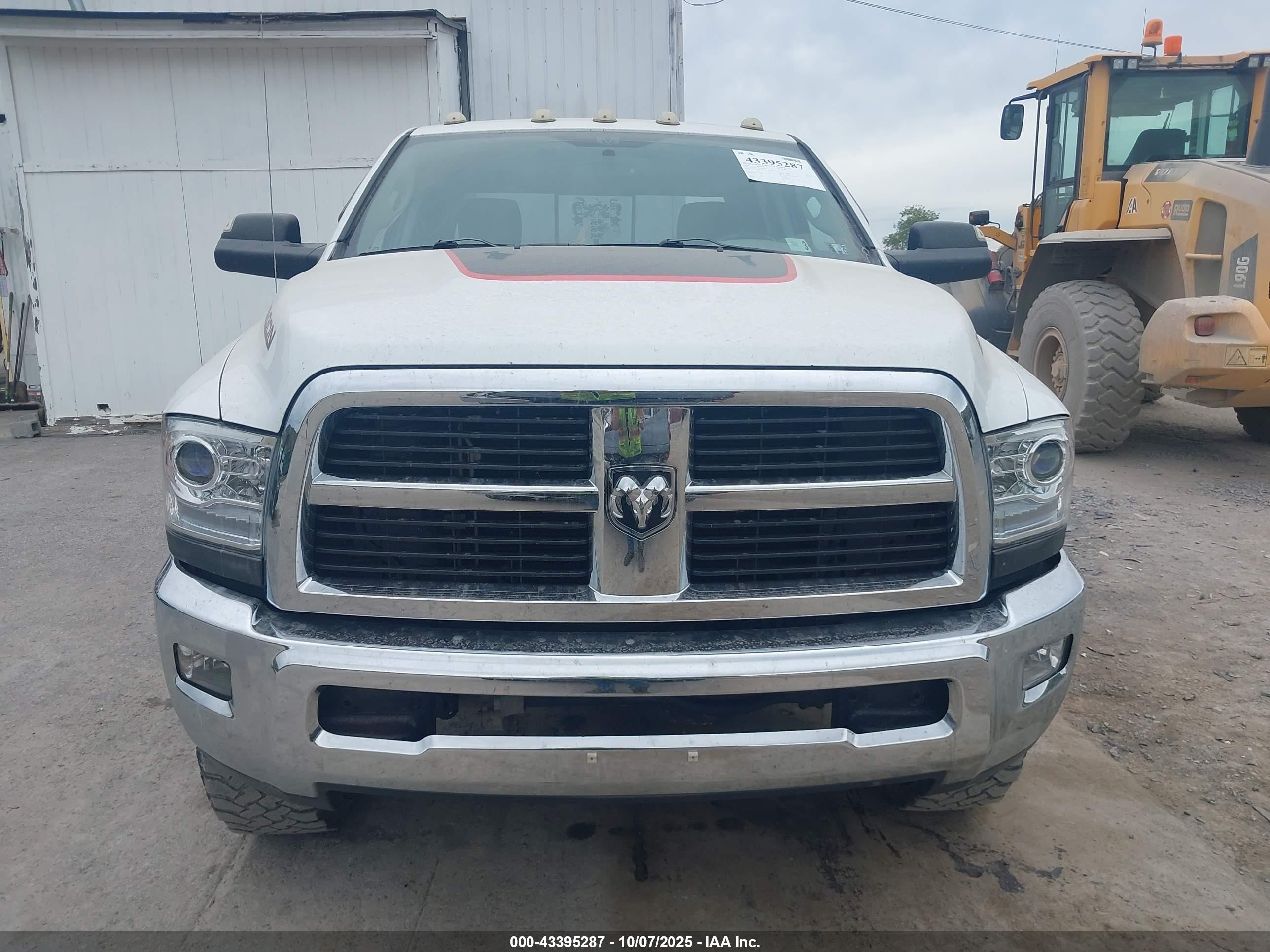 2010 Dodge Ram 2500 Slt Белый vin: 3D7TT2CT1AG182218