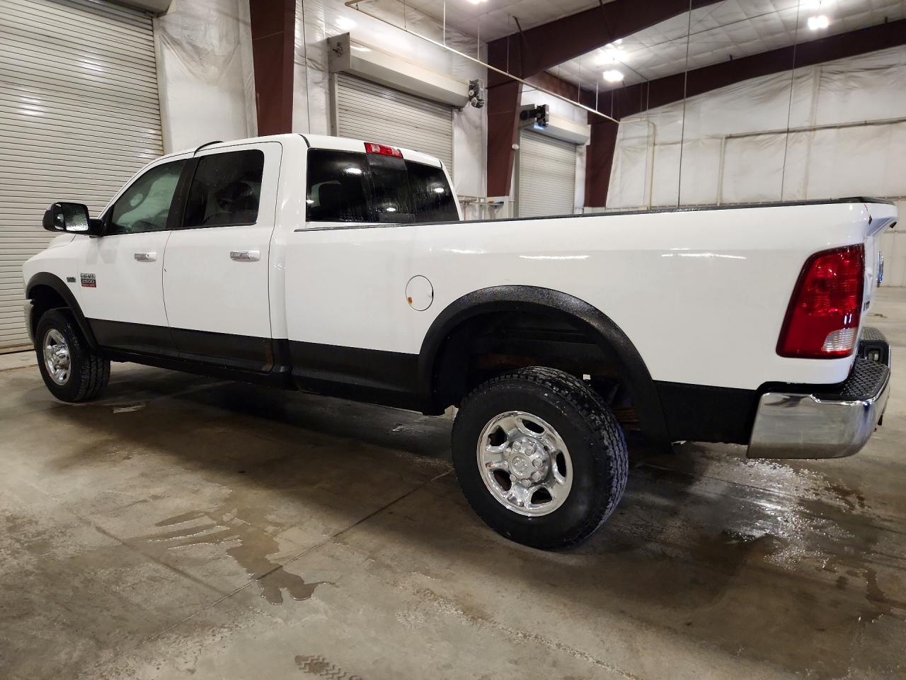 2010 Dodge Ram 2500 White vin: 3D7TT2CT2AG154072