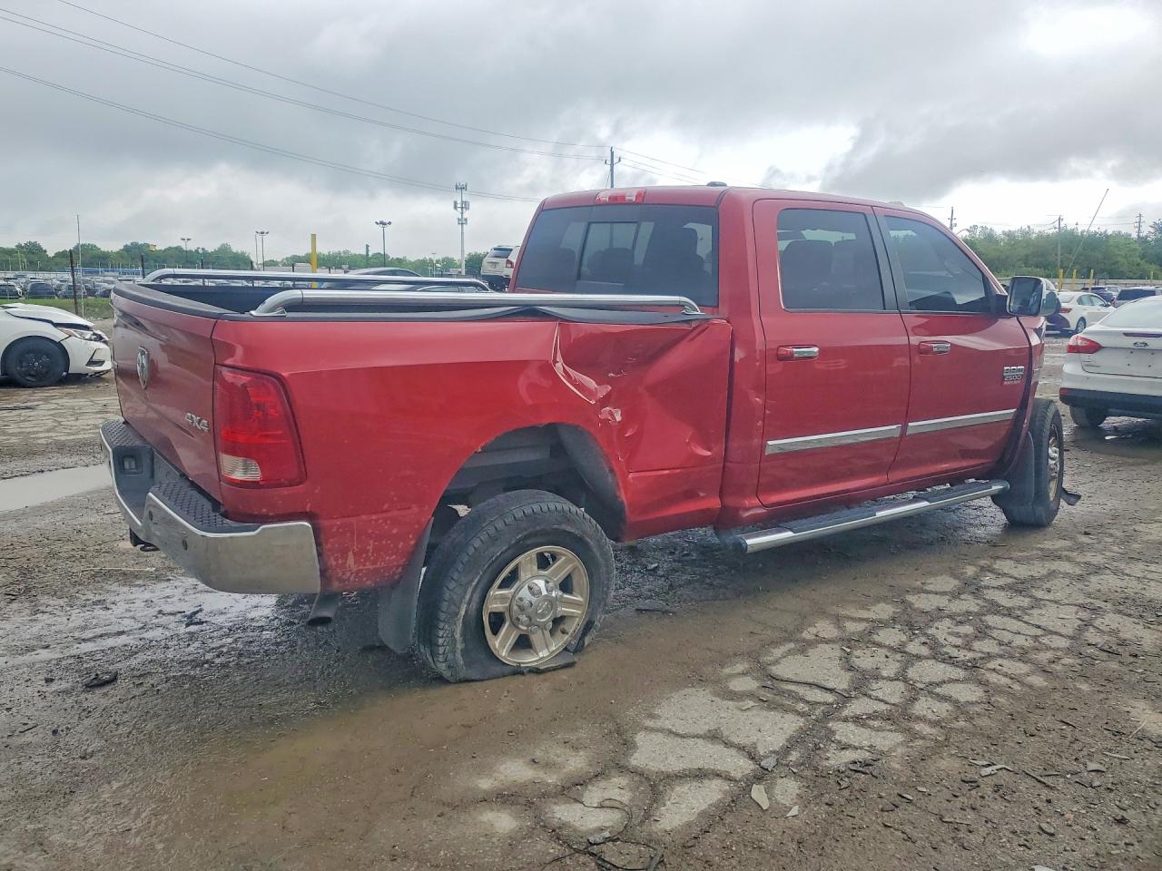 2010 Dodge Ram 2500 Maroon vin: 3D7TT2CT4AG173996