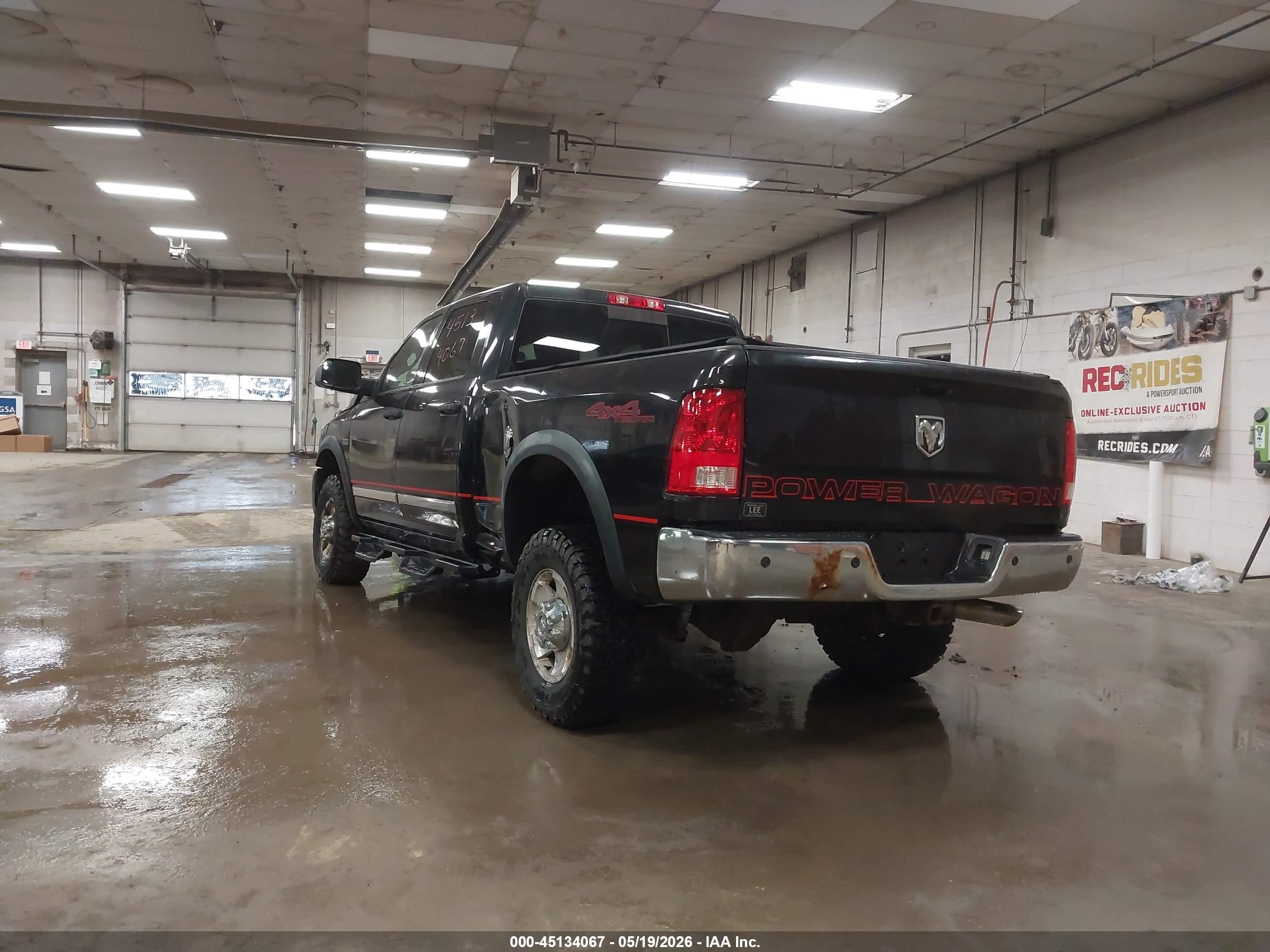 2011 Ram Ram 2500 Power Wagon Black vin: 3D7TT2CT4BG604564