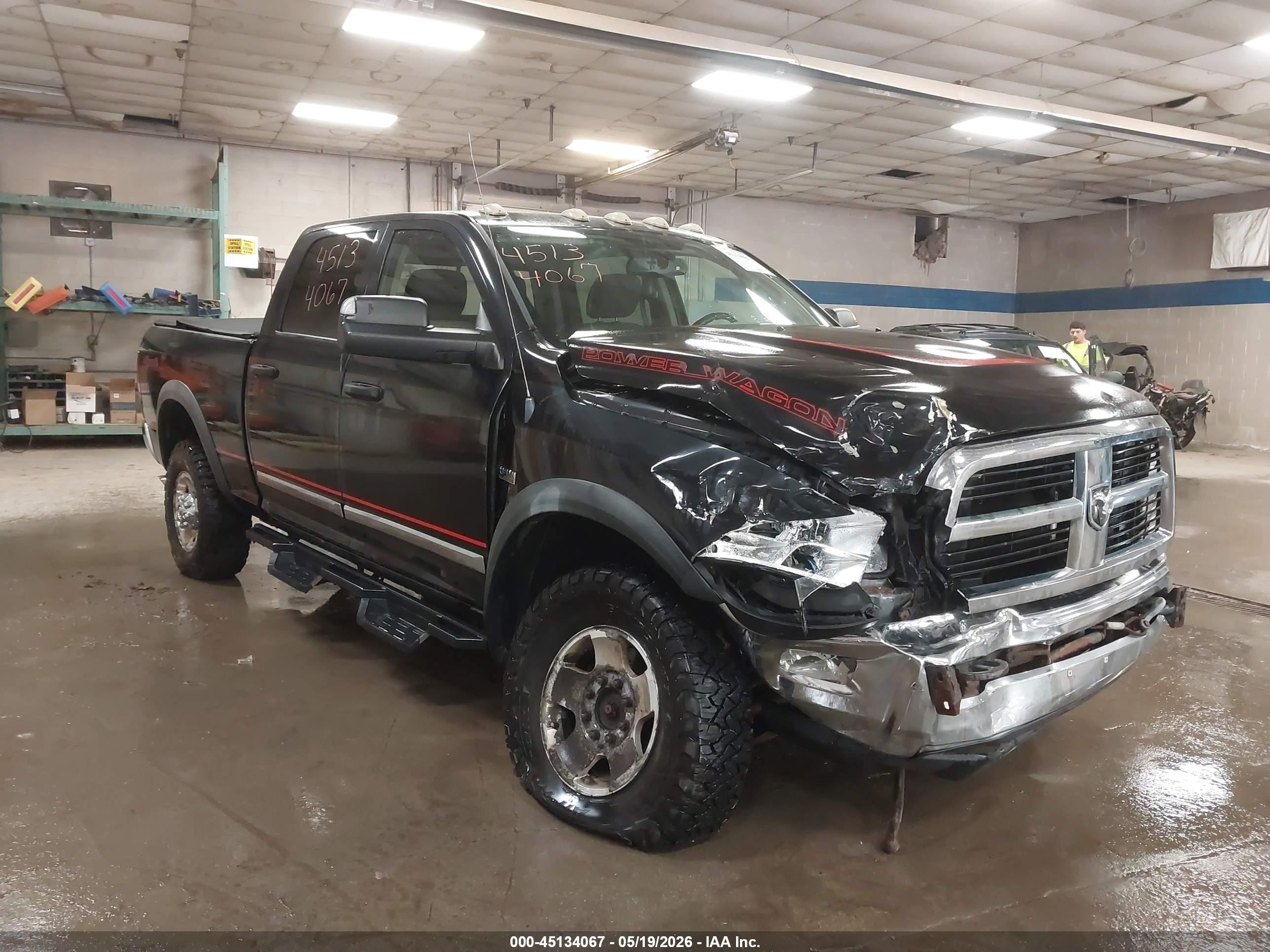 2011 Ram Ram 2500 Power Wagon Black vin: 3D7TT2CT4BG604564