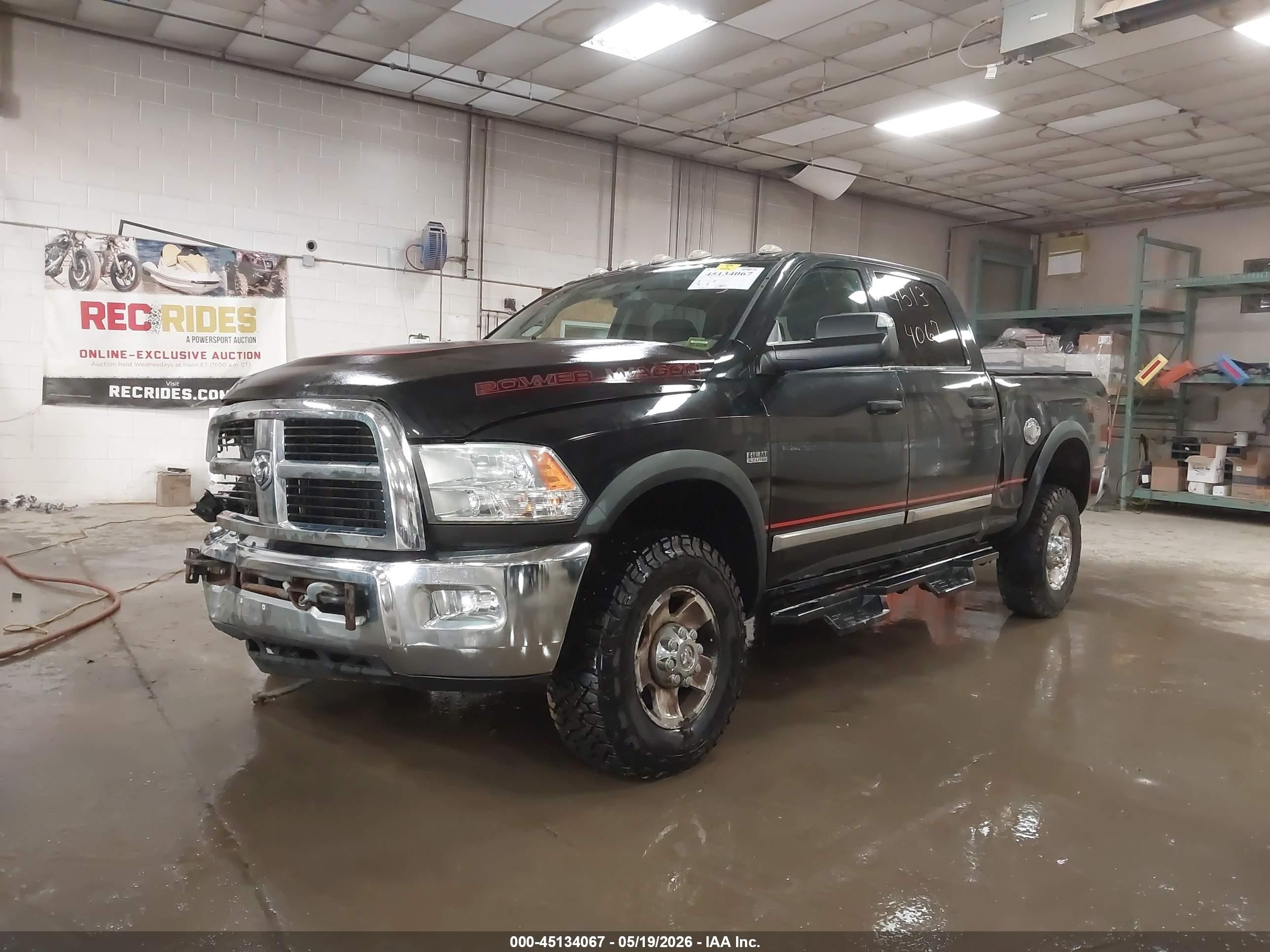 2011 Ram Ram 2500 Power Wagon Black vin: 3D7TT2CT4BG604564