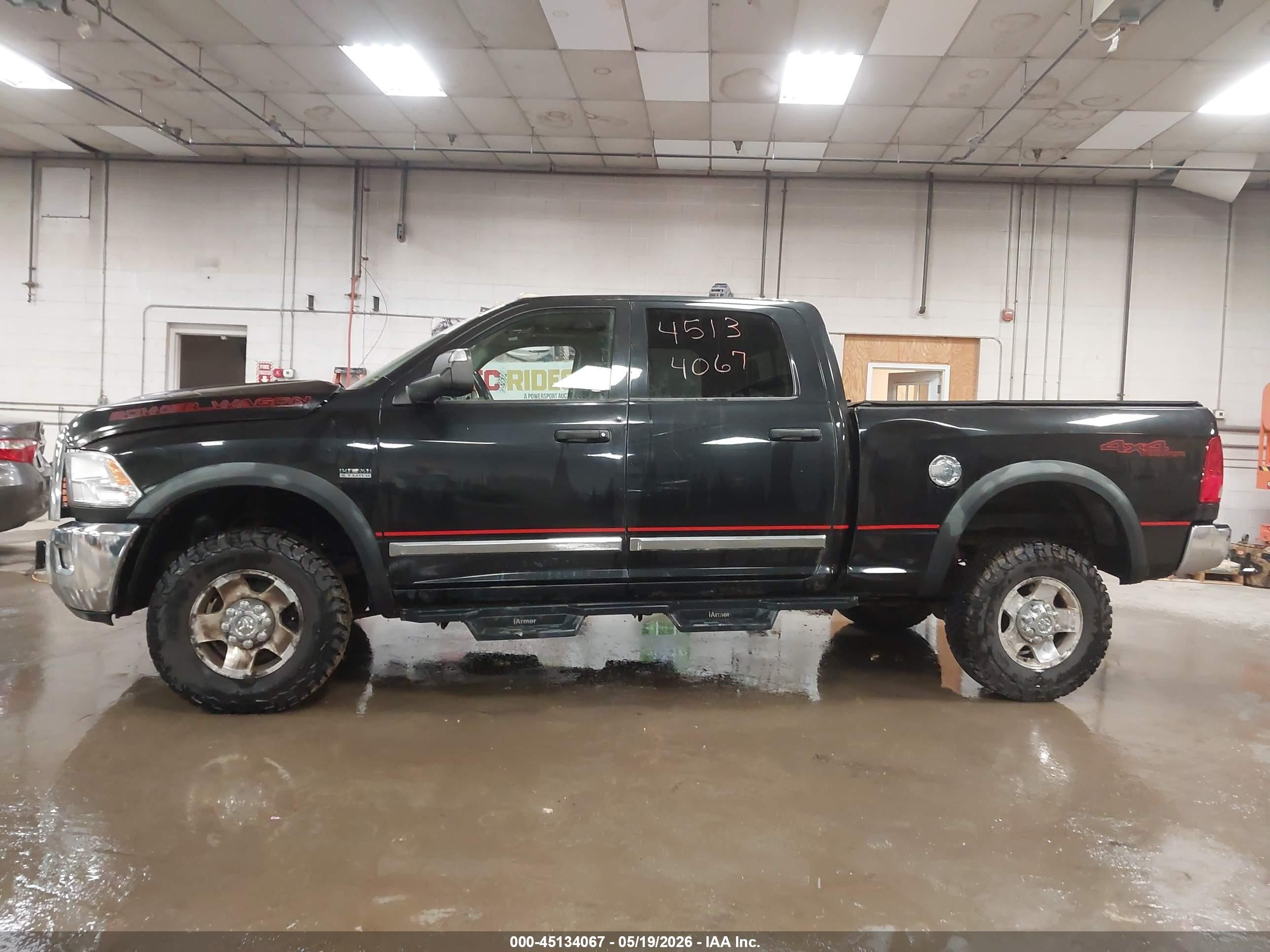 2011 Ram Ram 2500 Power Wagon Black vin: 3D7TT2CT4BG604564