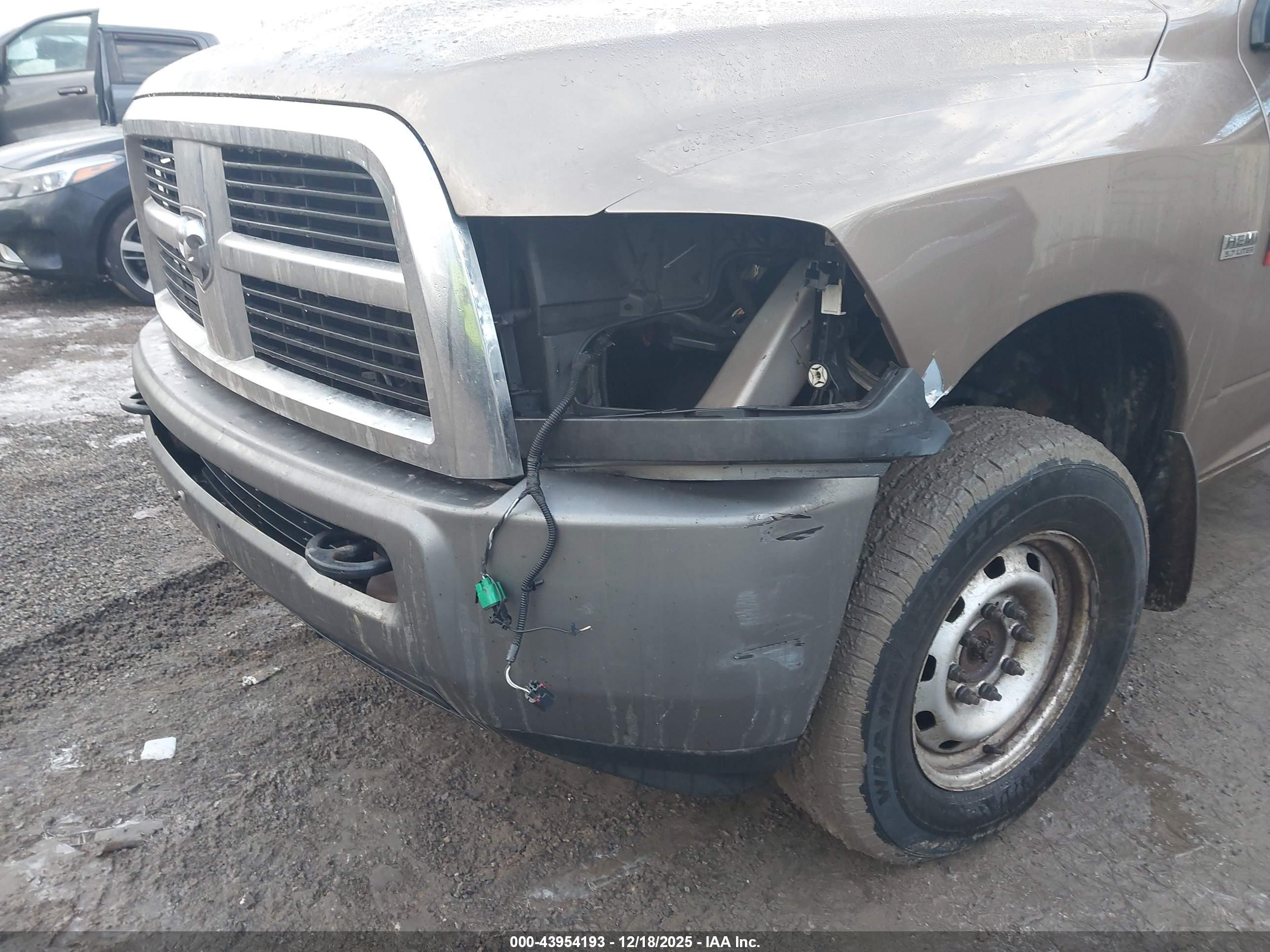 2010 Dodge Ram 2500 St Gold vin: 3D7TT2CT5AG123012