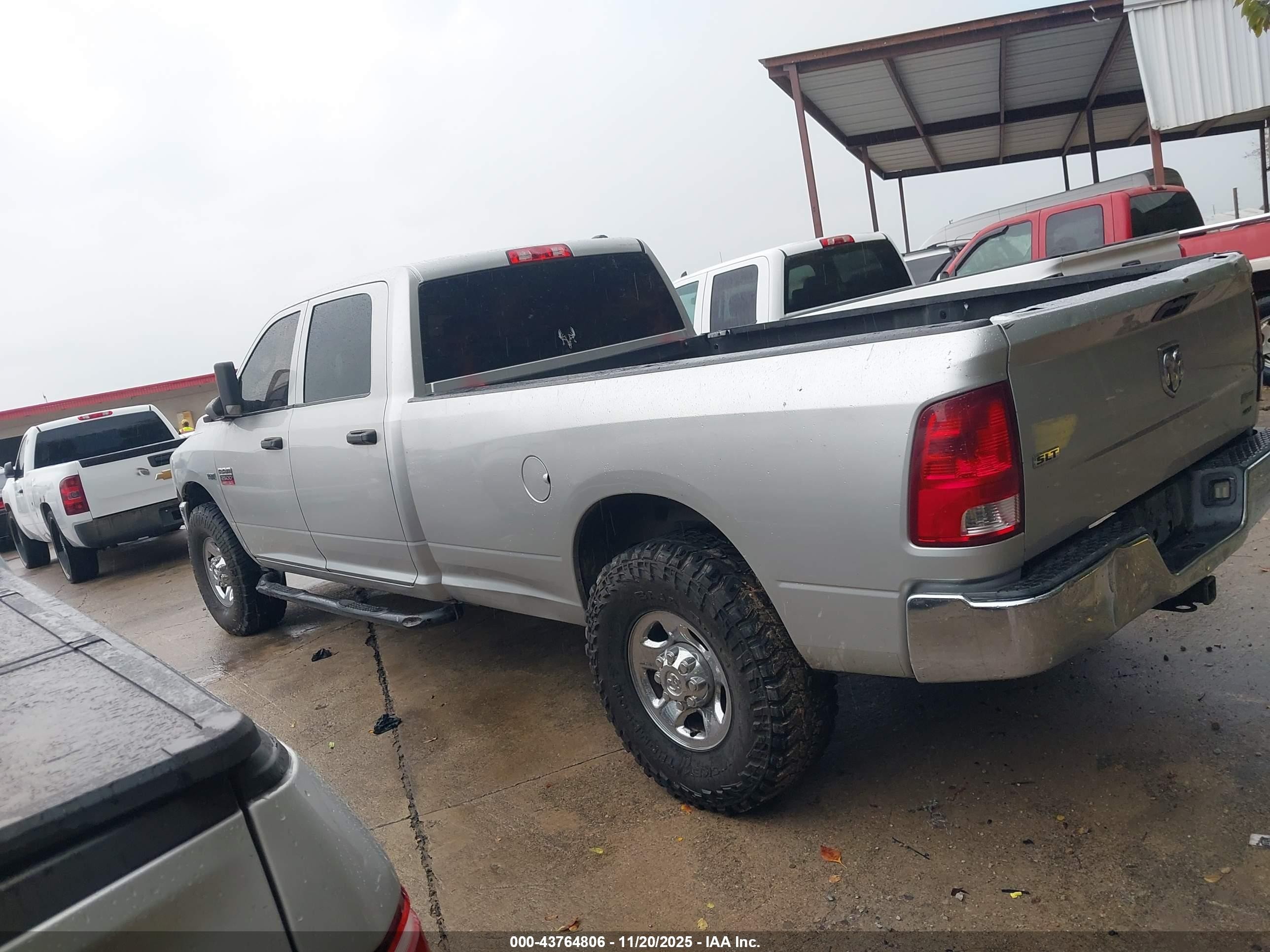 2010 Dodge Ram 2500 St Серебряный vin: 3D7TT2CT6AG148856