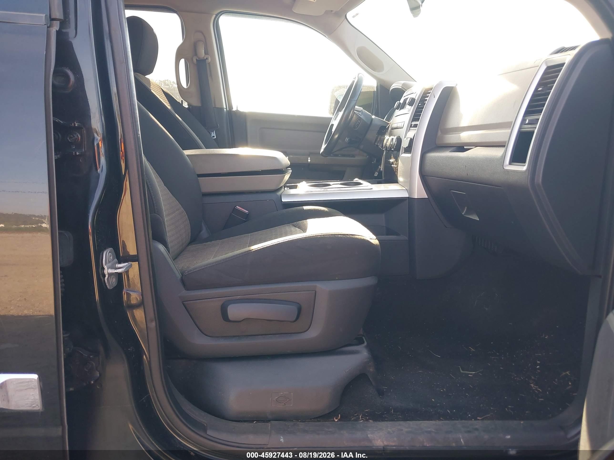 2010 Dodge Ram 2500 Slt Black vin: 3D7TT2CT7AG158490
