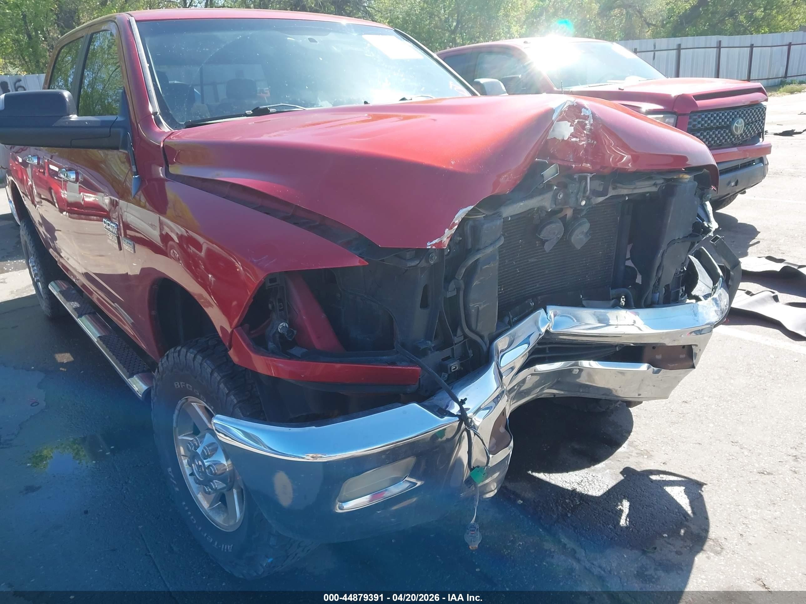2010 Dodge Ram 2500 Slt Red vin: 3D7TT2CT8AG116796