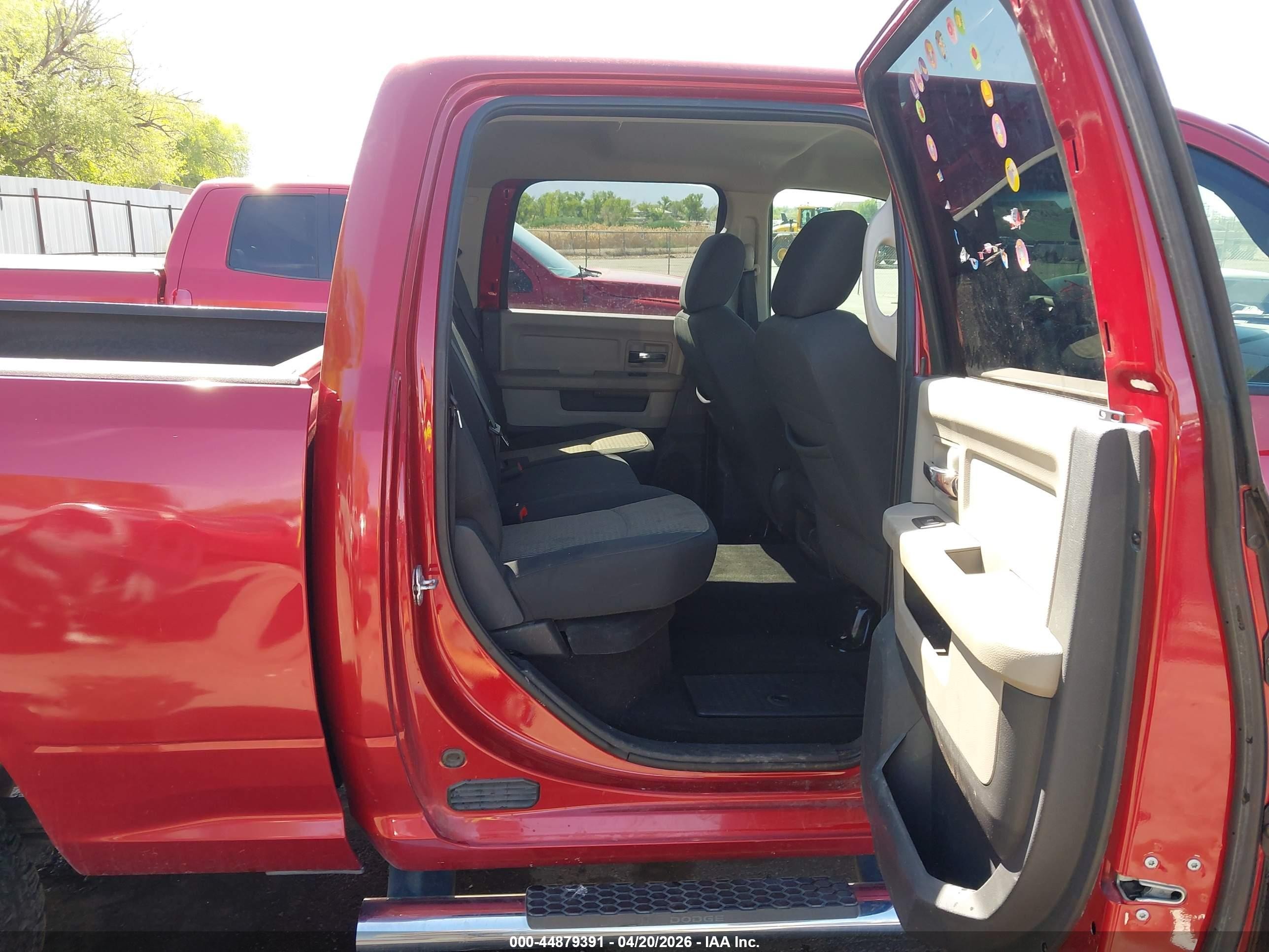 2010 Dodge Ram 2500 Slt Red vin: 3D7TT2CT8AG116796