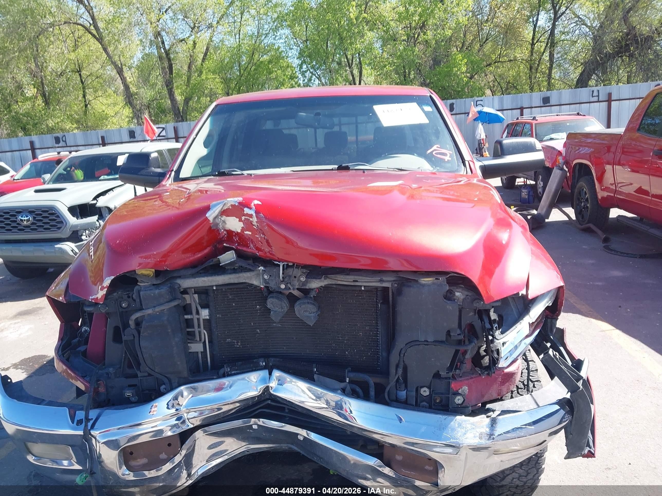 2010 Dodge Ram 2500 Slt Red vin: 3D7TT2CT8AG116796