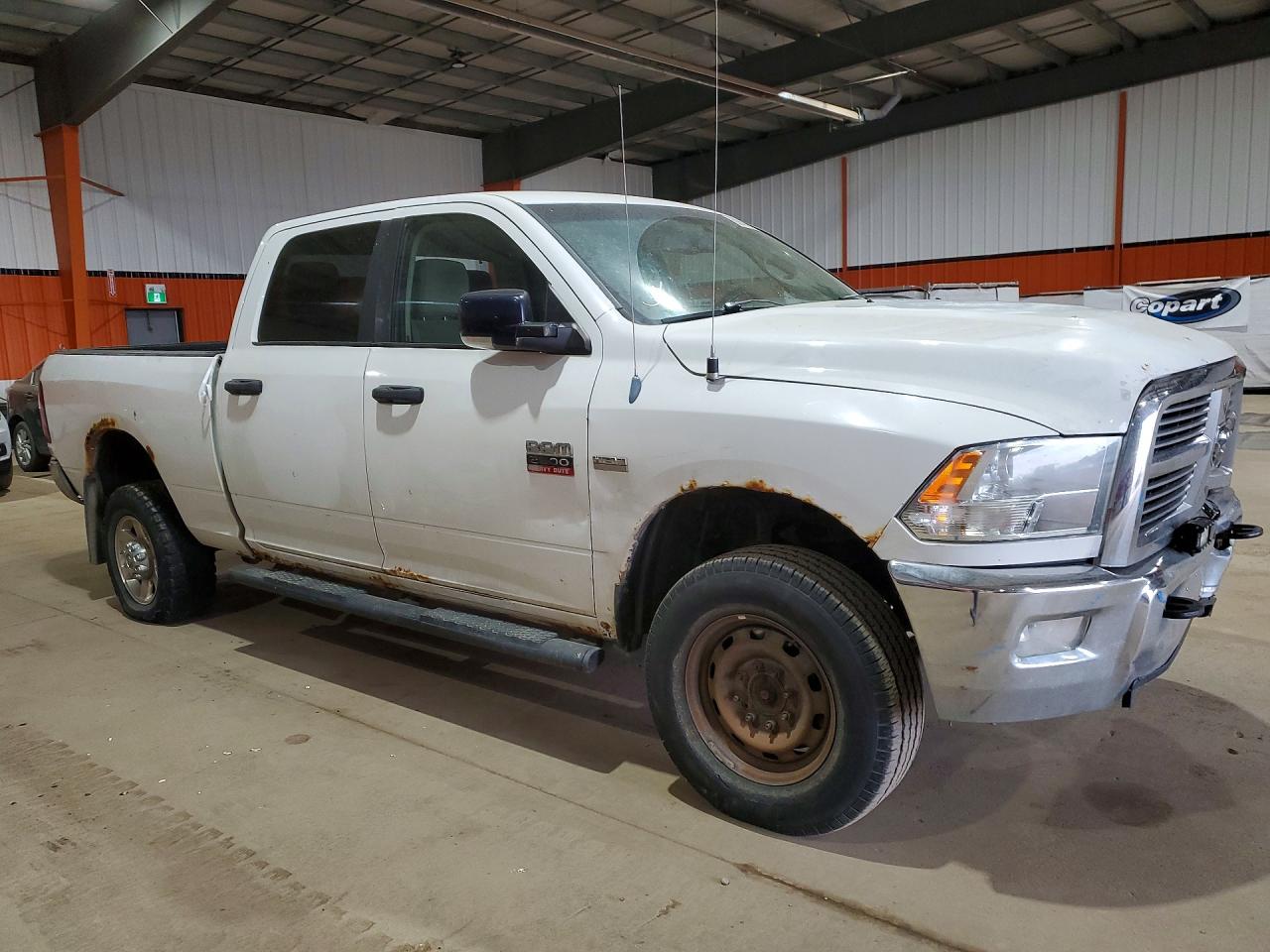 2011 Dodge Ram 2500 White vin: 3D7TT2CT9BG591374