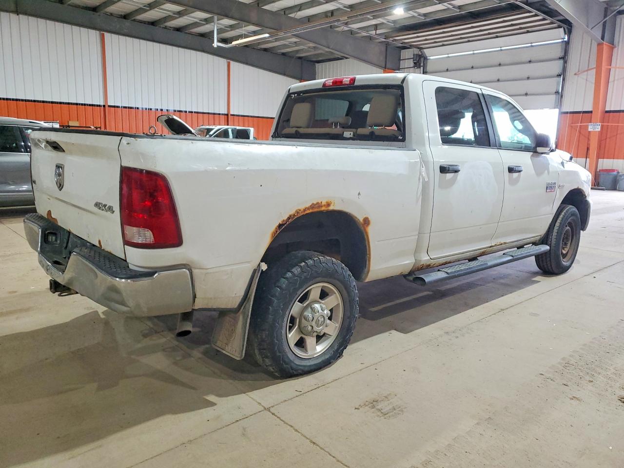 2011 Dodge Ram 2500 White vin: 3D7TT2CT9BG591374