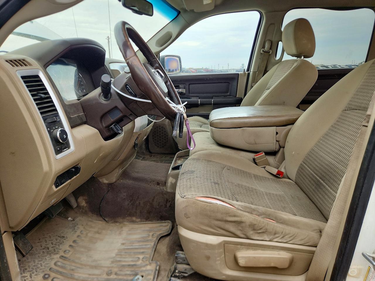 2011 Dodge Ram 2500 White vin: 3D7TT2CT9BG591374
