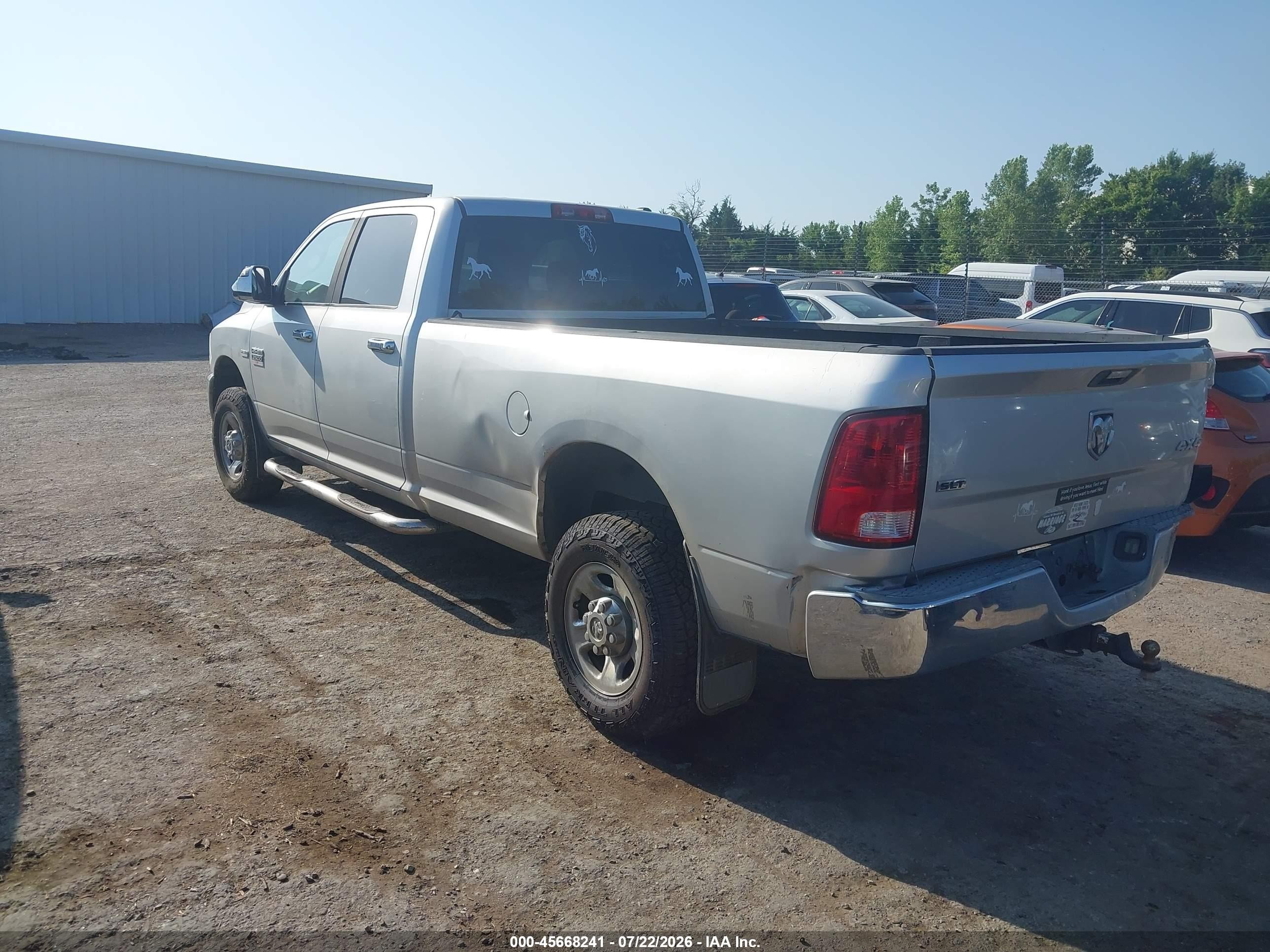 2011 Ram Ram 2500 Slt Gray vin: 3D7TT2CTXBG593201