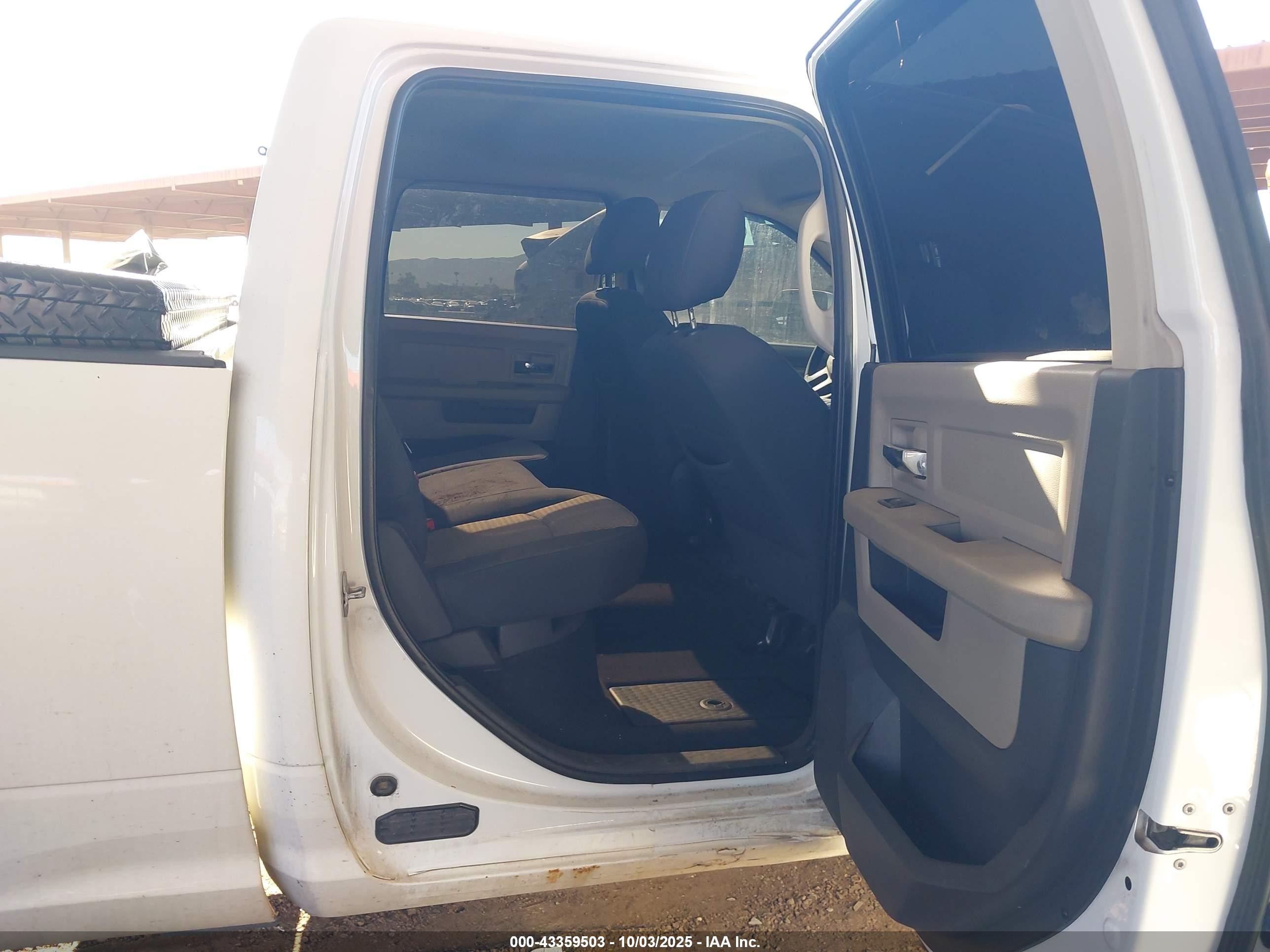 2010 Dodge Ram 2500 Slt White vin: 3D7UT2CL0AG146749