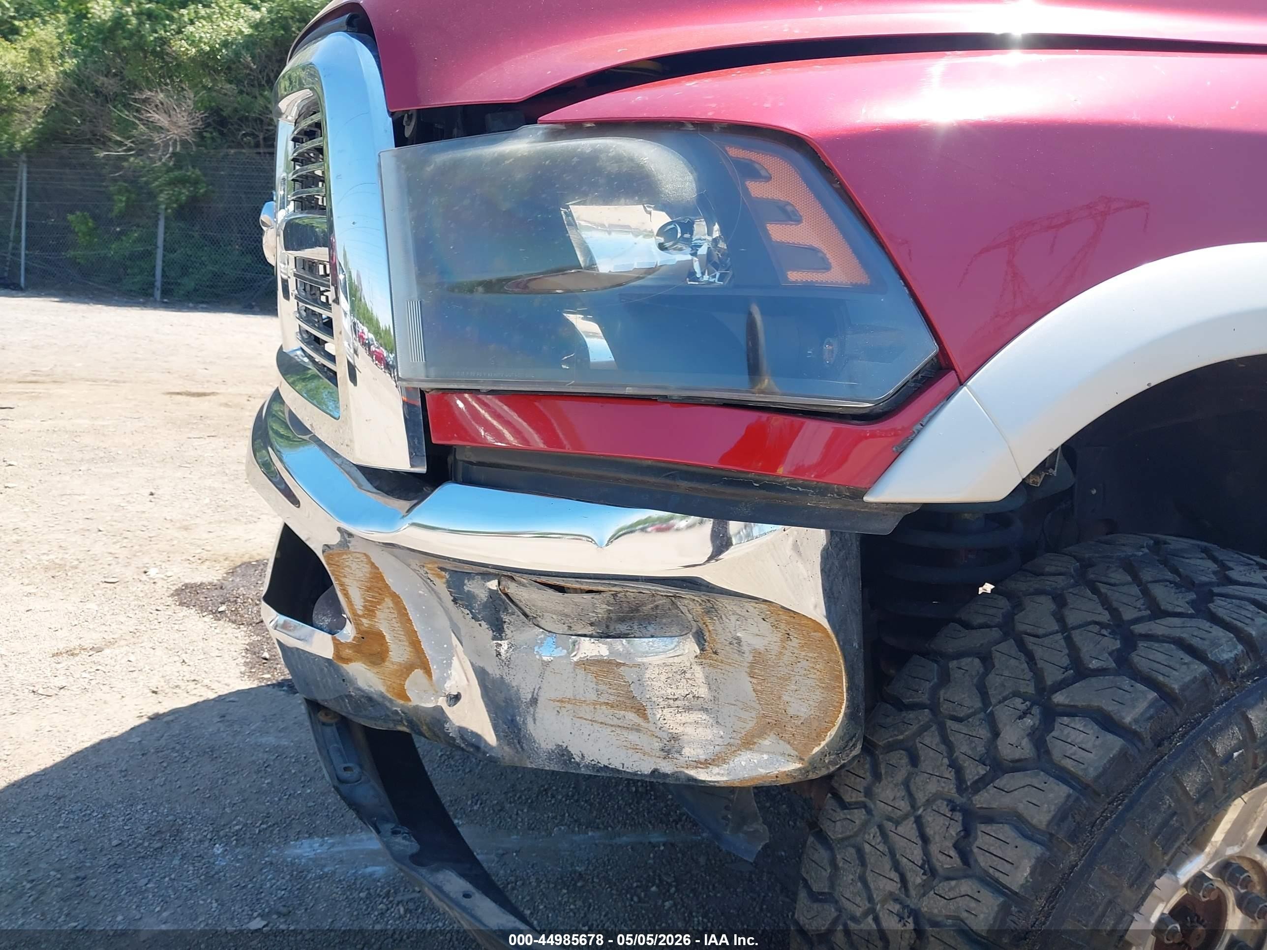 2010 Dodge Ram 2500 Laramie Red vin: 3D7UT2CL0AG152731