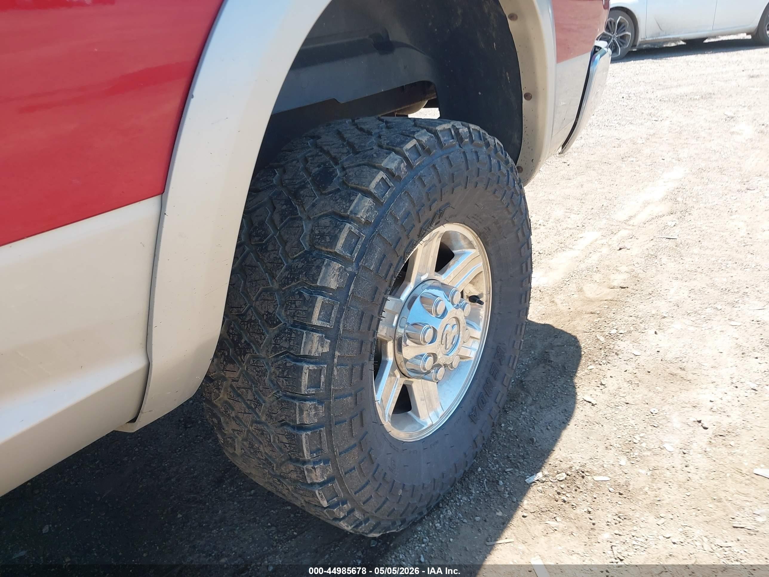 2010 Dodge Ram 2500 Laramie Red vin: 3D7UT2CL0AG152731