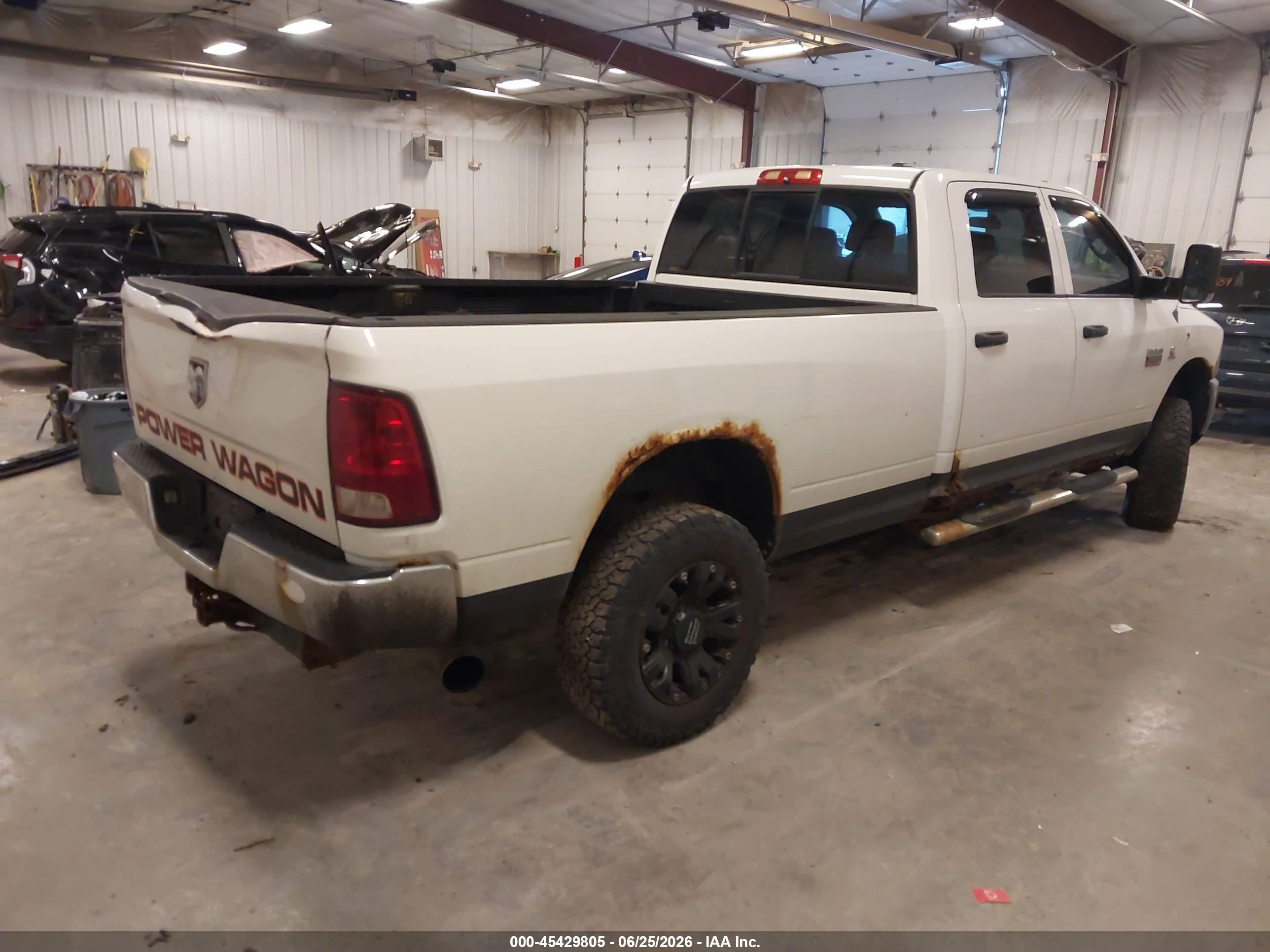 2010 Dodge Ram 2500 St White vin: 3D7UT2CL0AG170503