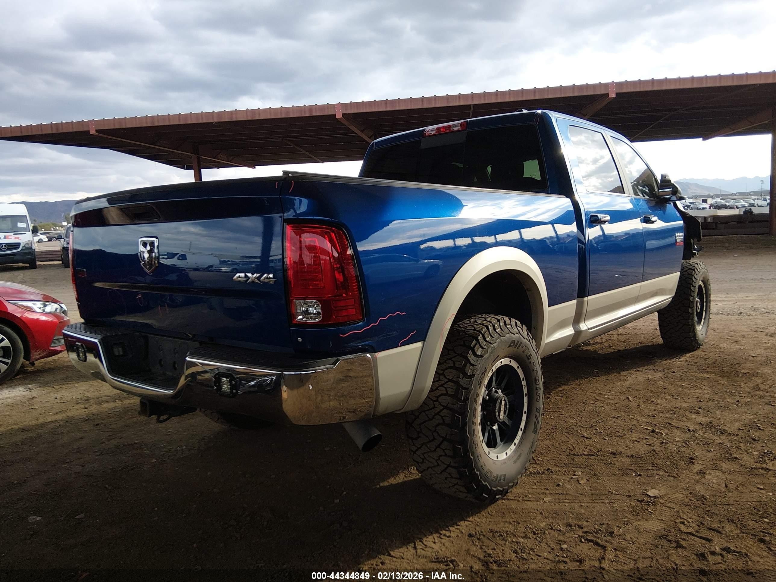 2010 Dodge Ram 2500 Laramie Blue vin: 3D7UT2CL0AG188015
