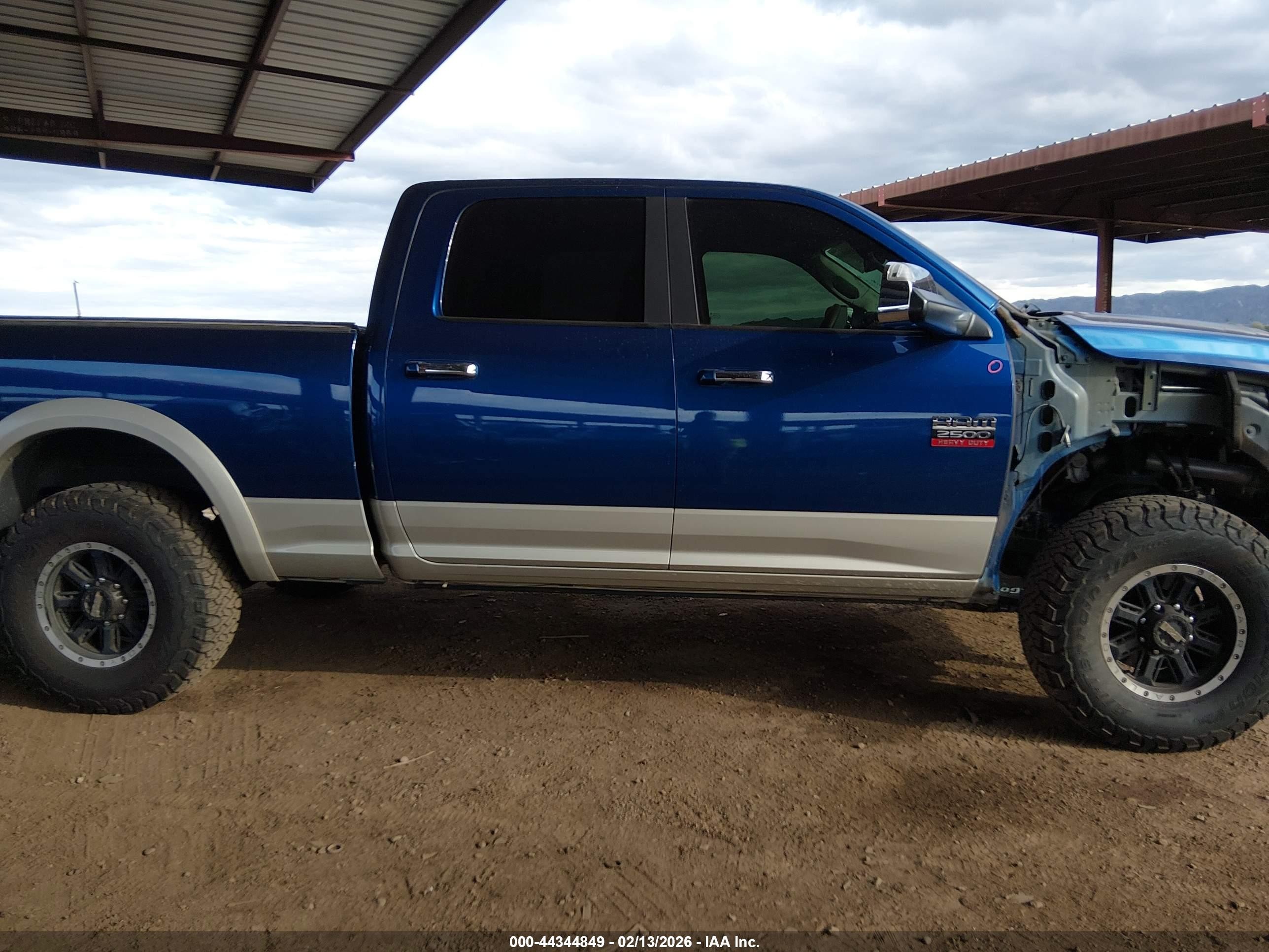 2010 Dodge Ram 2500 Laramie Blue vin: 3D7UT2CL0AG188015