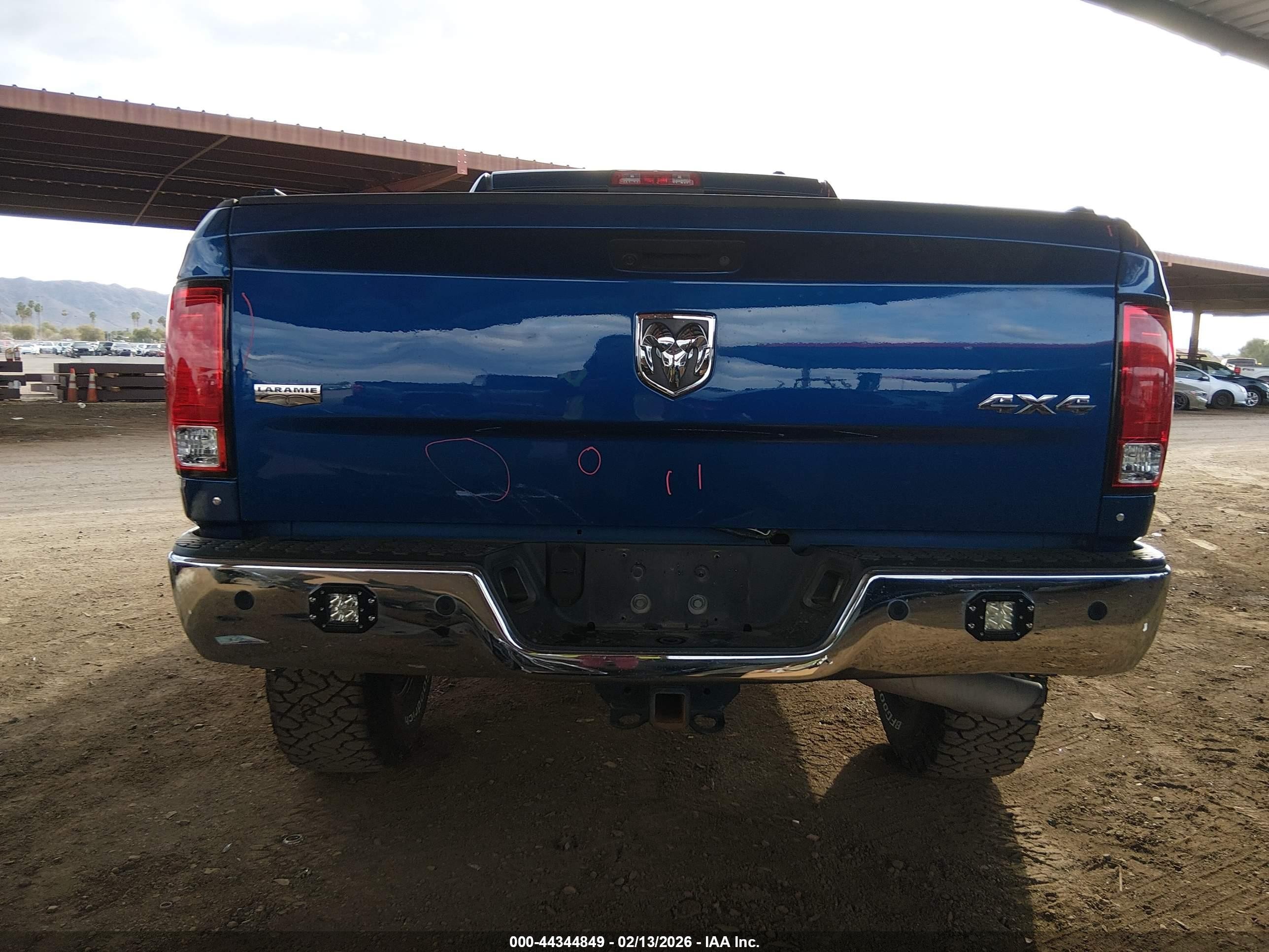 2010 Dodge Ram 2500 Laramie Blue vin: 3D7UT2CL0AG188015