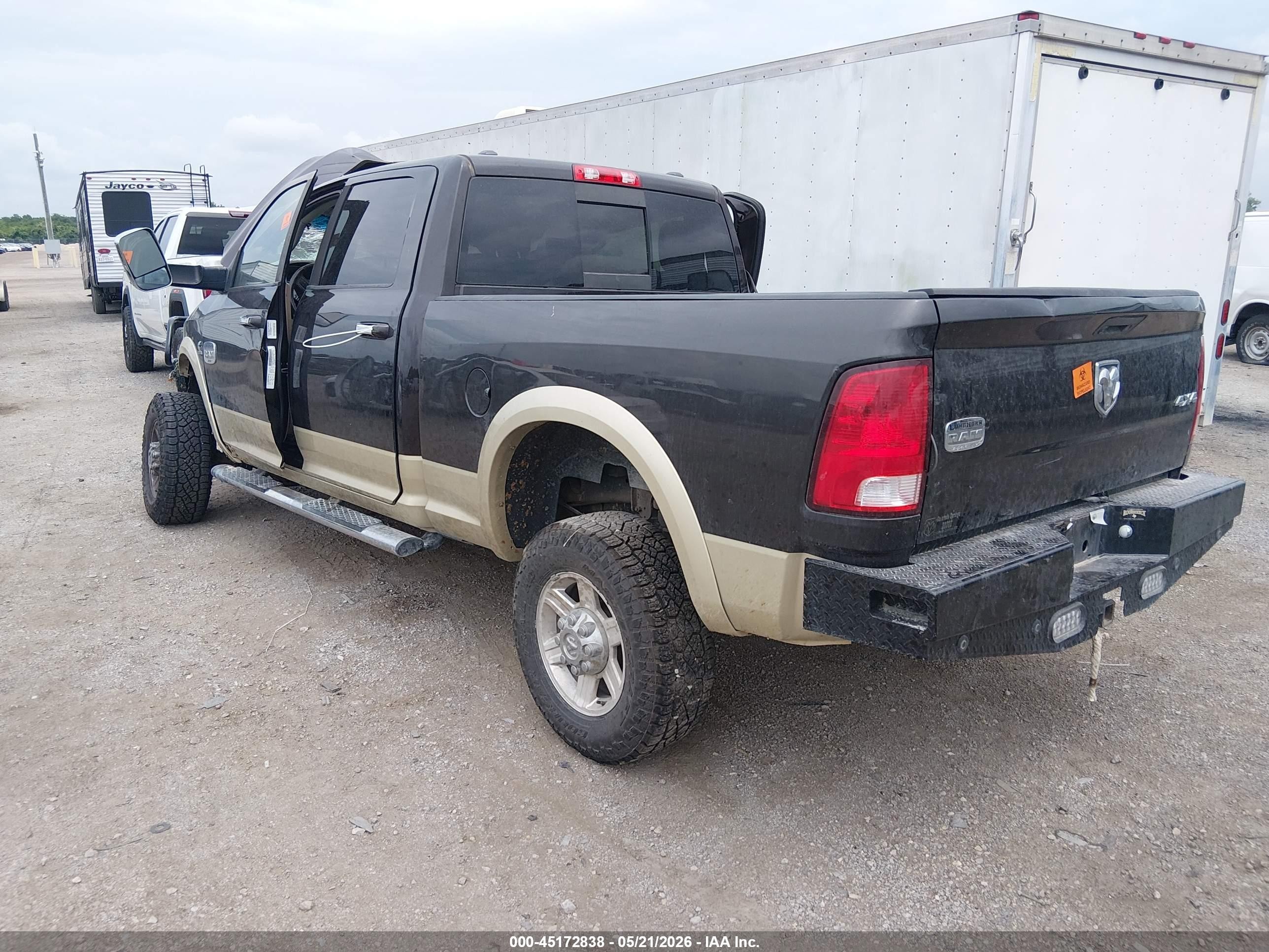 2011 Ram Ram 2500 Laramie Longhorn Brown vin: 3D7UT2CL0BG609569