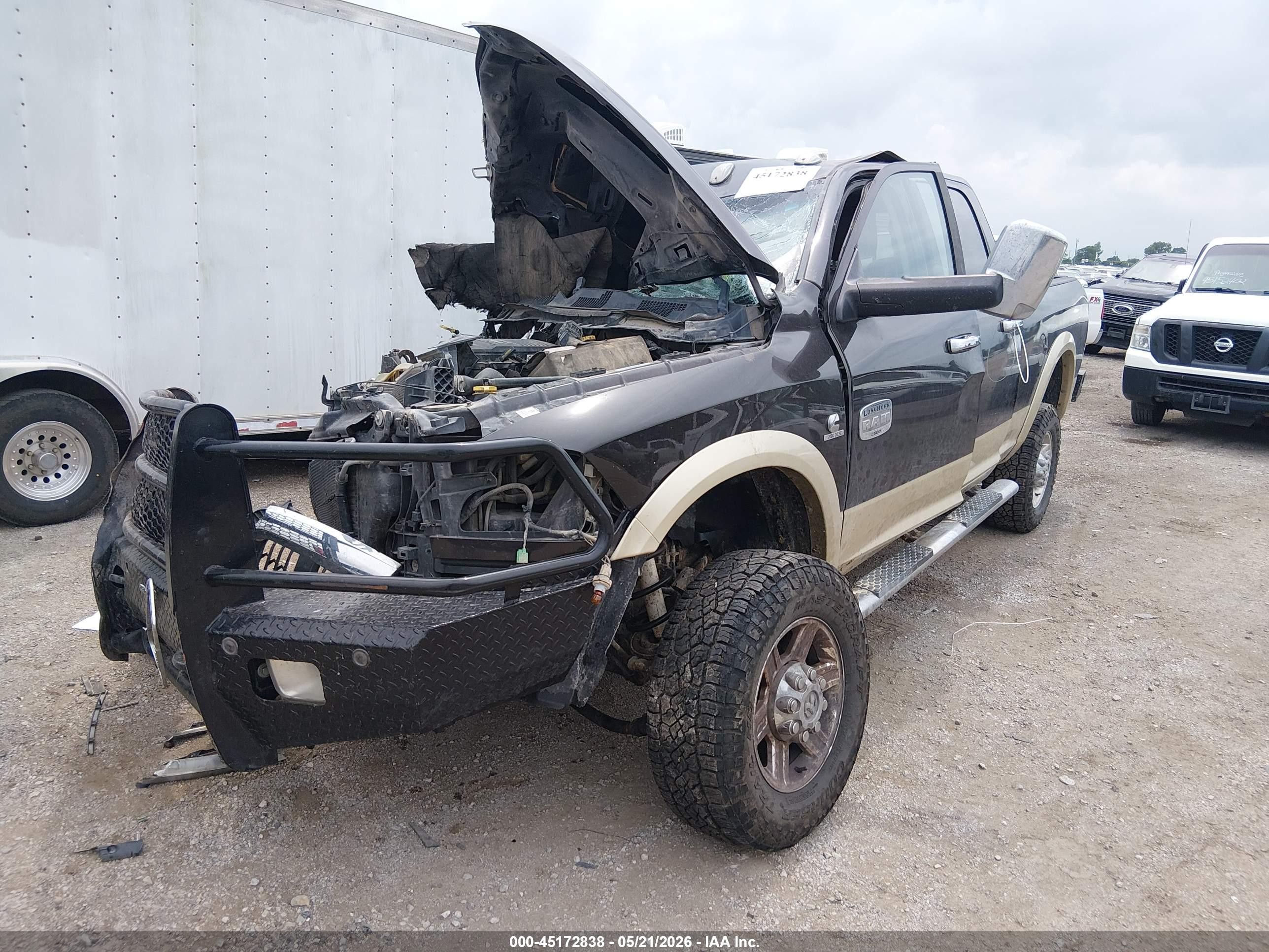 2011 Ram Ram 2500 Laramie Longhorn Brown vin: 3D7UT2CL0BG609569