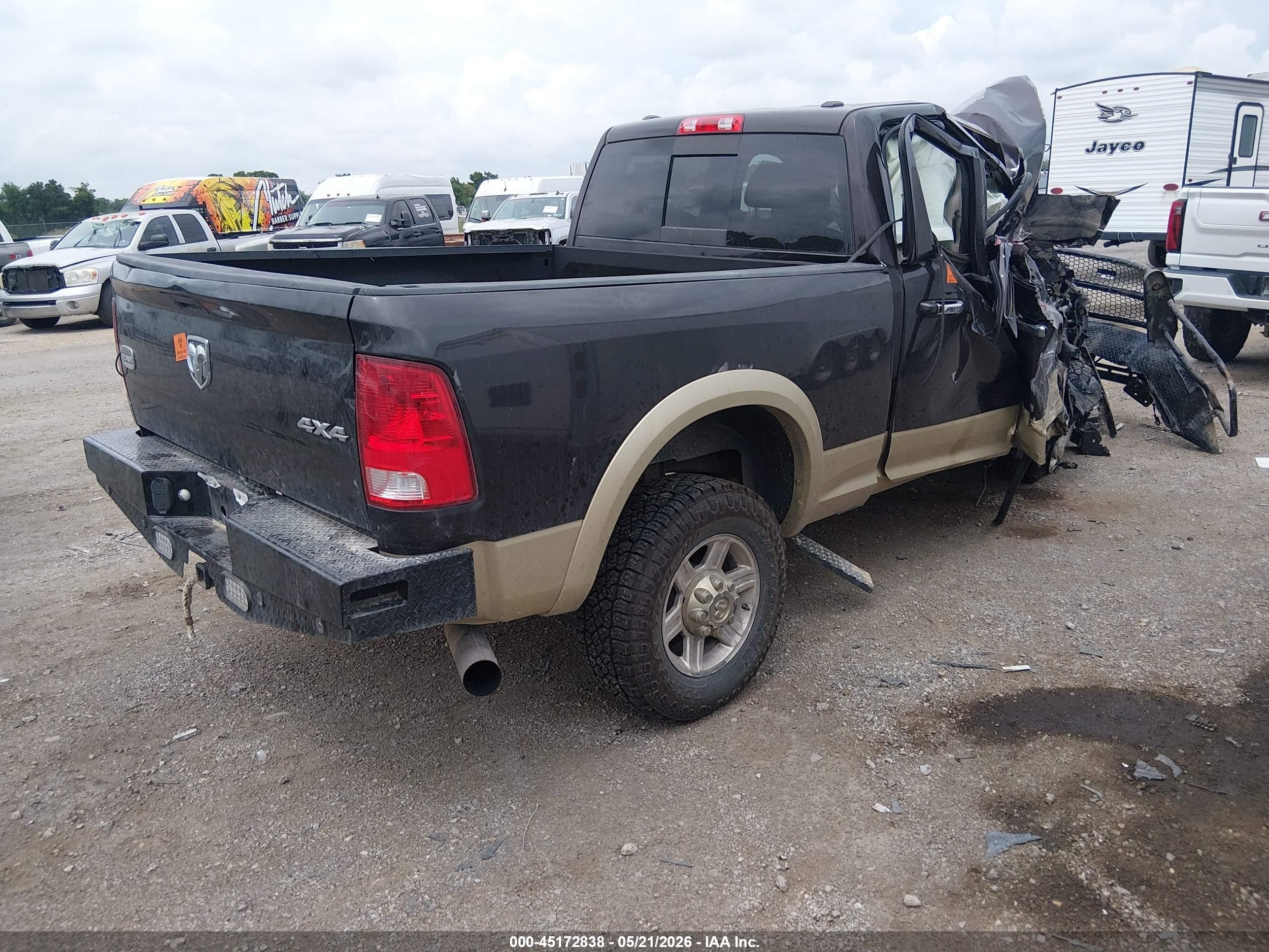 2011 Ram Ram 2500 Laramie Longhorn Brown vin: 3D7UT2CL0BG609569