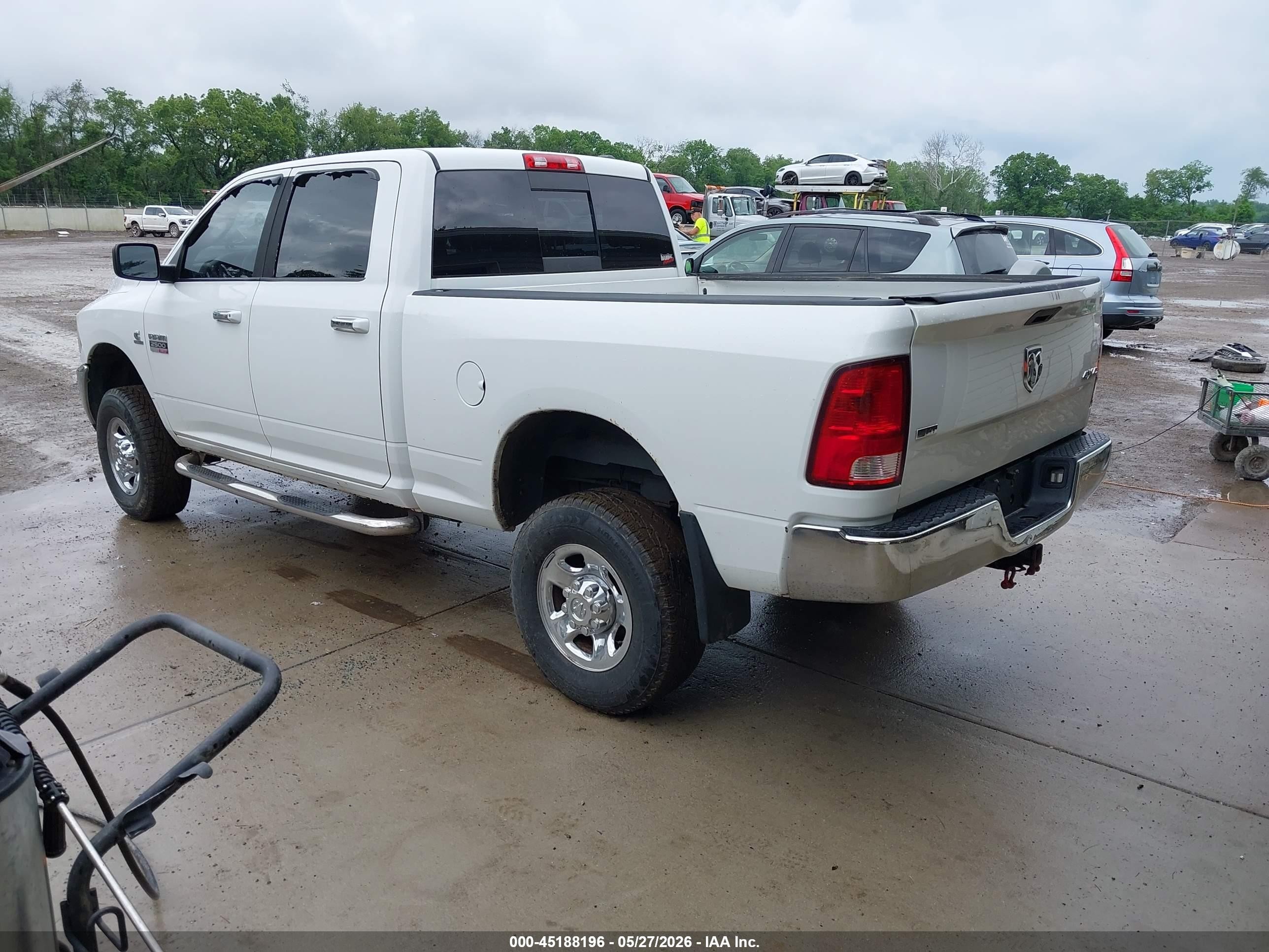 2011 Ram Ram 2500 Slt White vin: 3D7UT2CL1BG584200