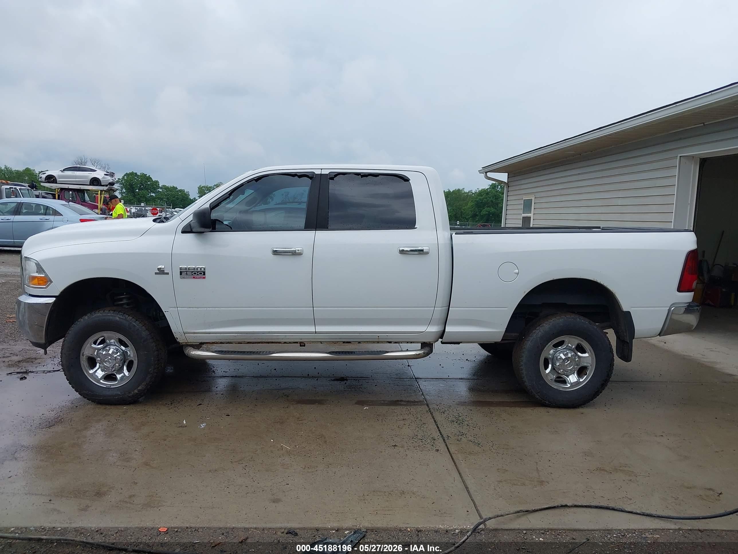 2011 Ram Ram 2500 Slt White vin: 3D7UT2CL1BG584200
