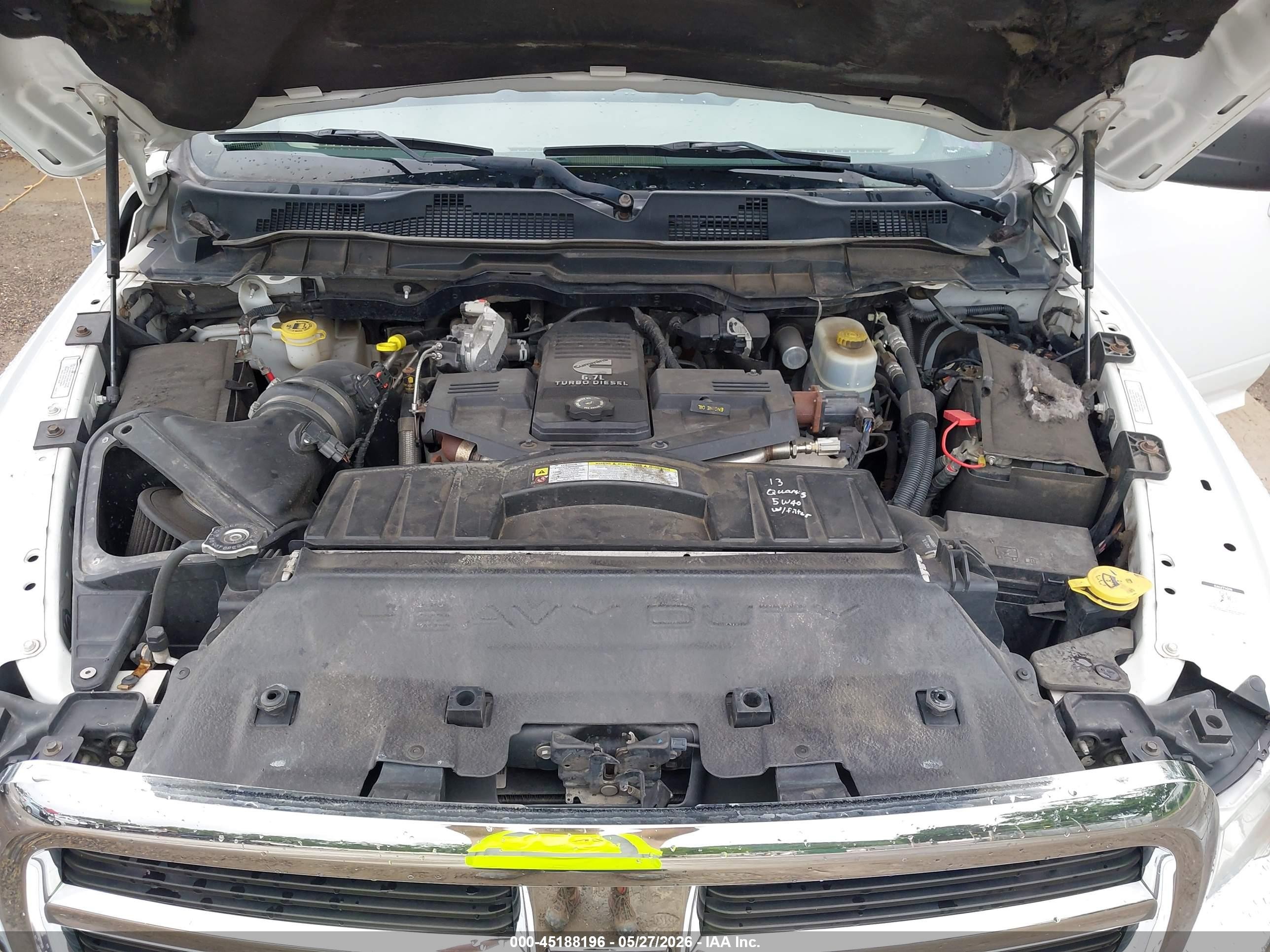 2011 Ram Ram 2500 Slt White vin: 3D7UT2CL1BG584200