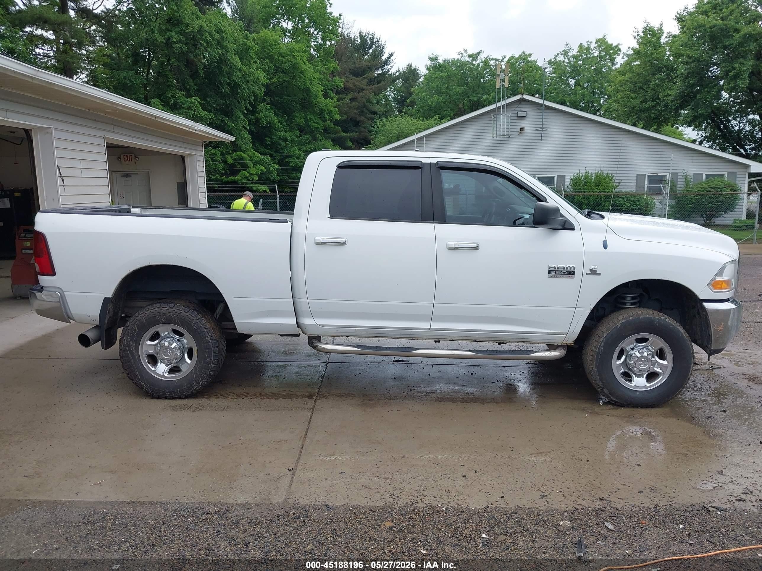 2011 Ram Ram 2500 Slt White vin: 3D7UT2CL1BG584200