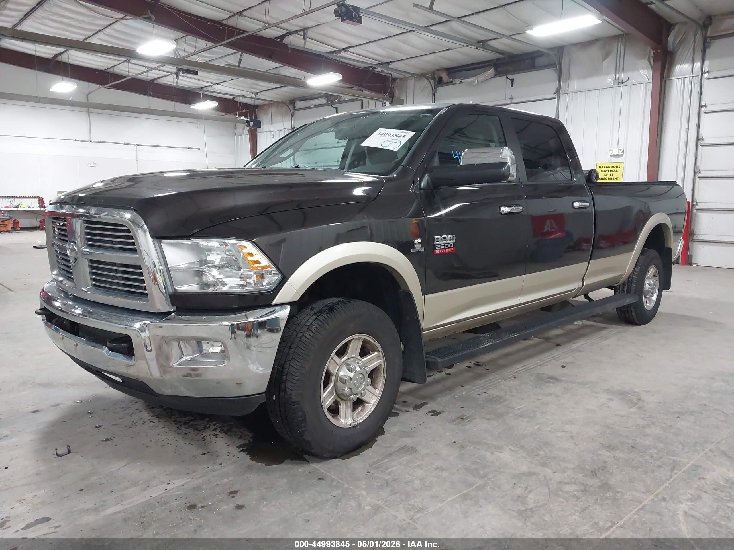 2011 Ram Ram 2500 Laramie Черный vin: 3D7UT2CL2BG537208