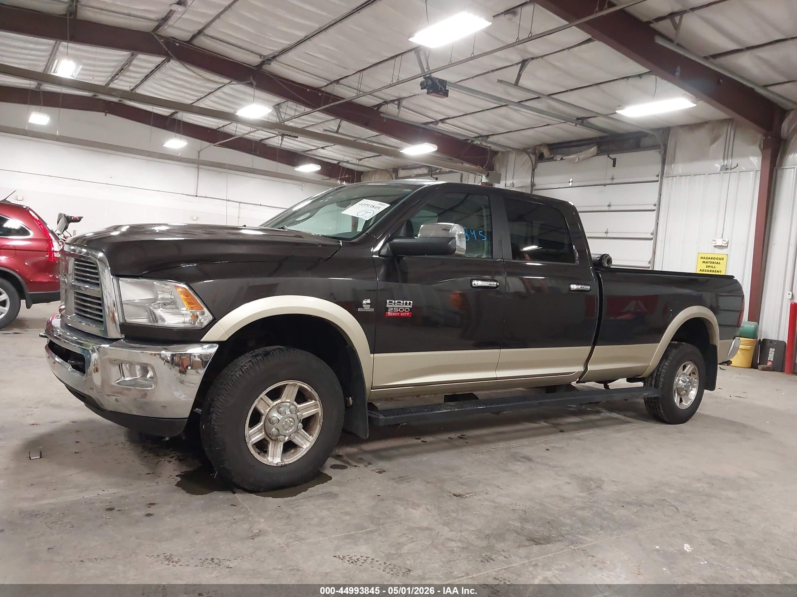 2011 Ram Ram 2500 Laramie Черный vin: 3D7UT2CL2BG537208