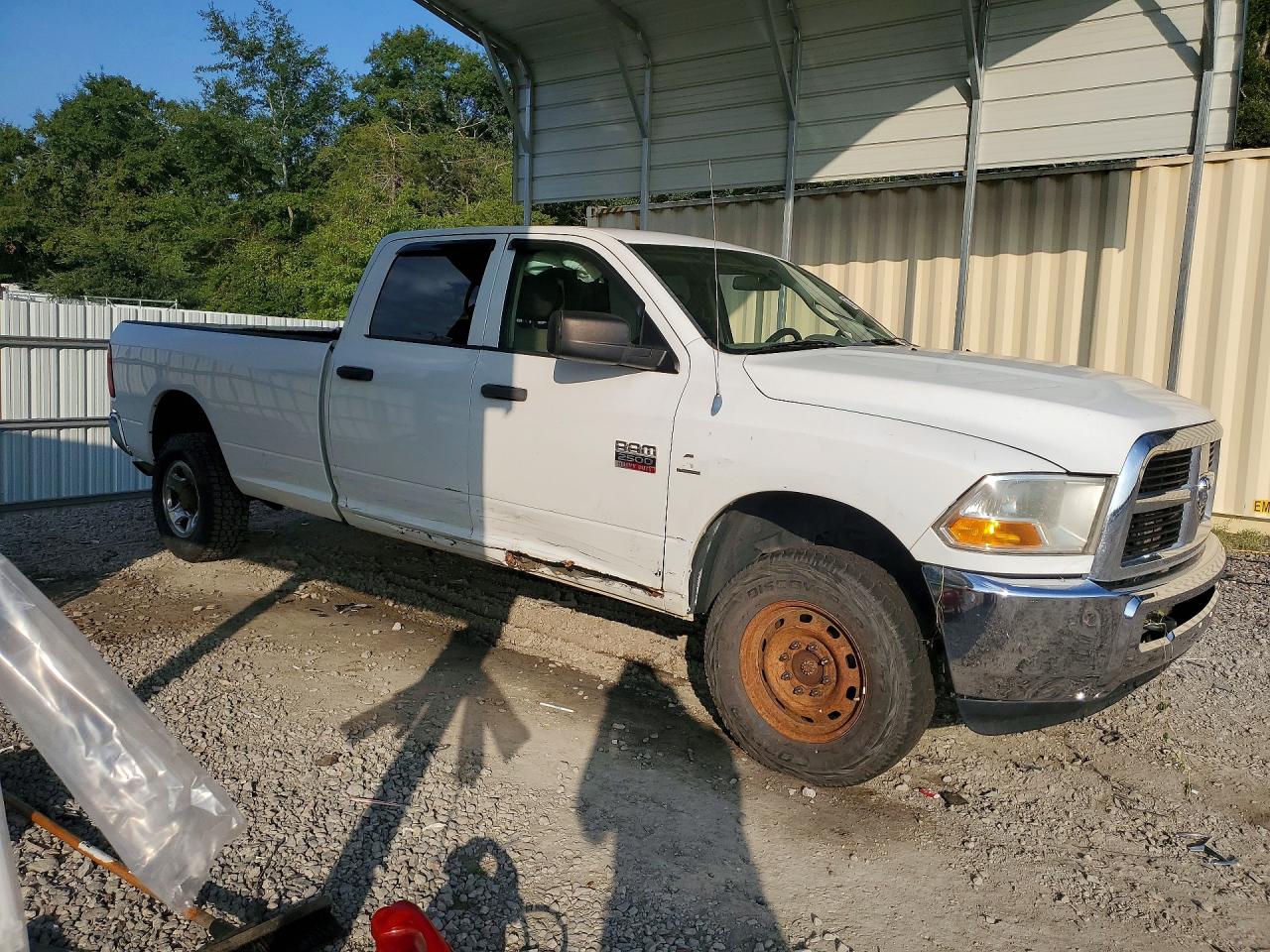 2011 Dodge Ram 2500 White vin: 3D7UT2CL2BG628527
