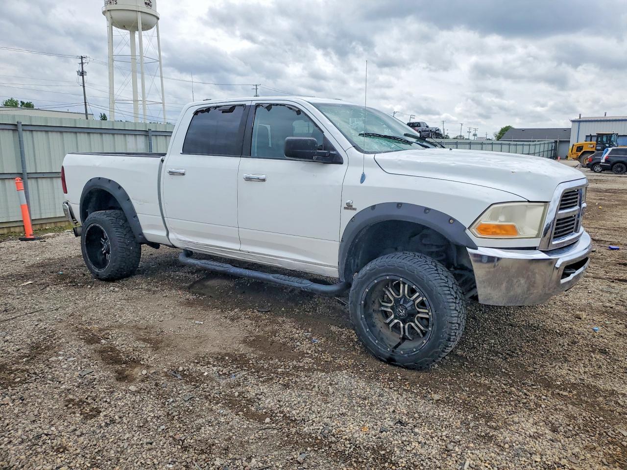 2010 Dodge Ram 2500 White vin: 3D7UT2CL3AG174612