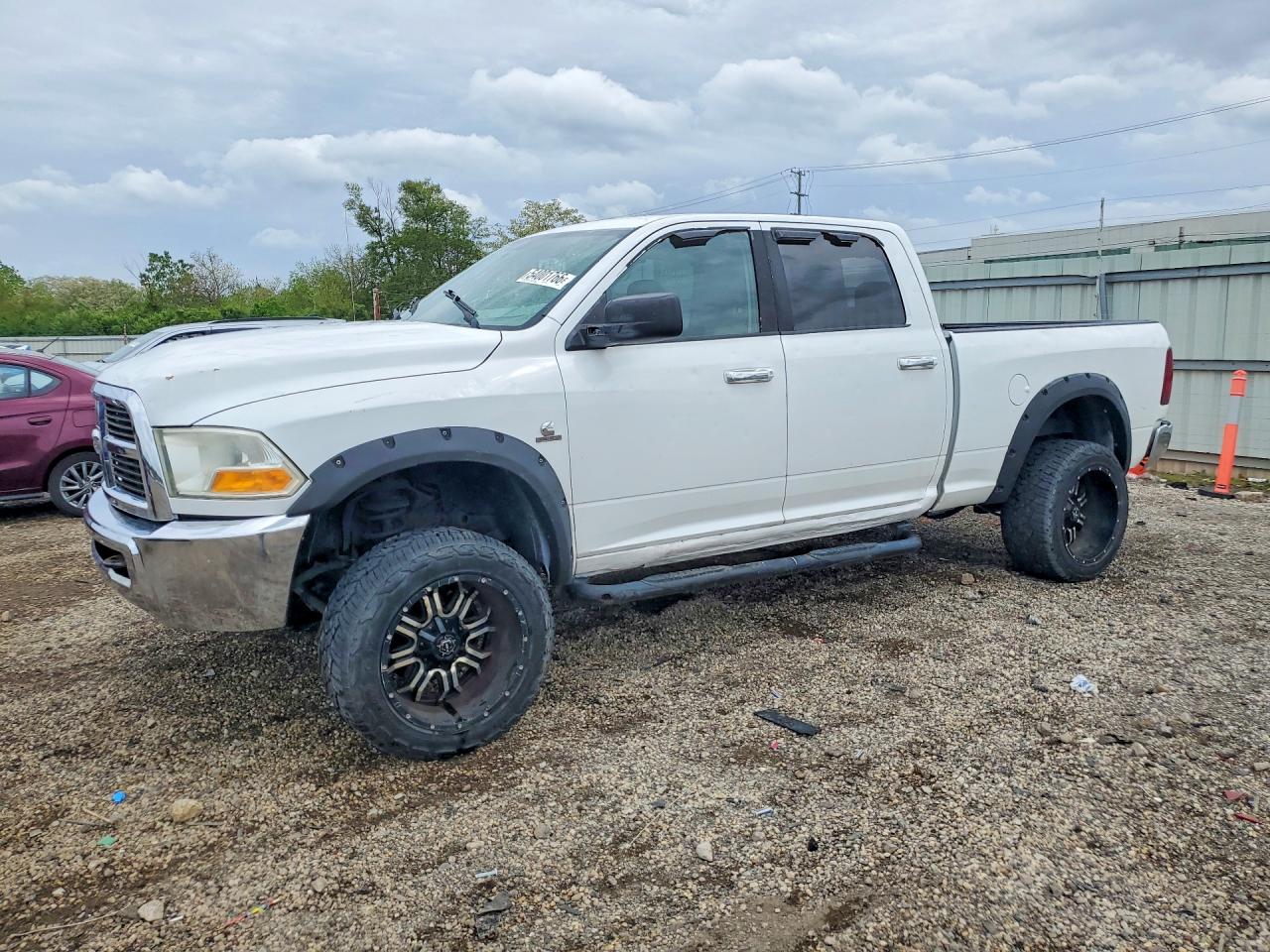 2010 Dodge Ram 2500 White vin: 3D7UT2CL3AG174612