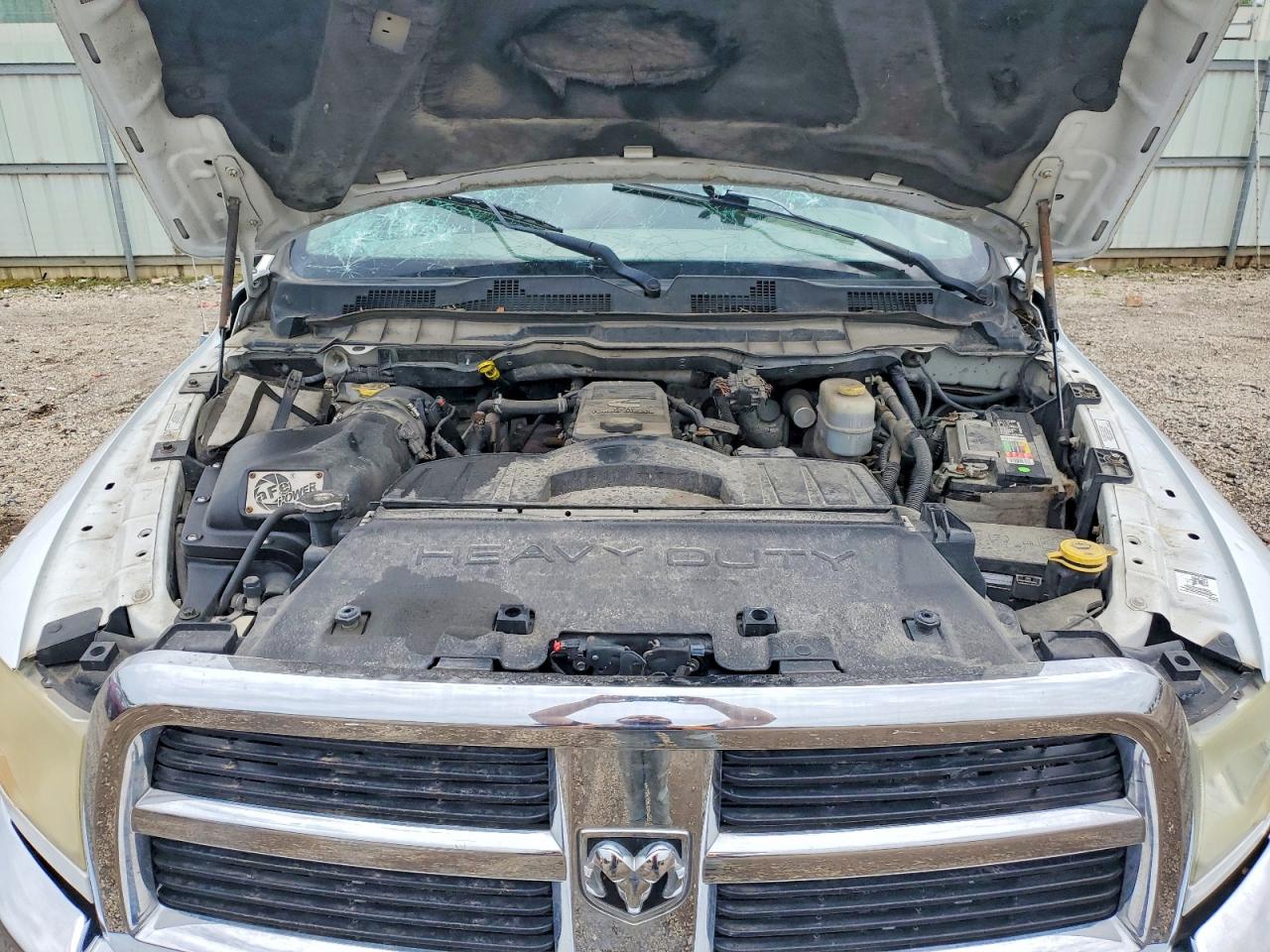 2010 Dodge Ram 2500 White vin: 3D7UT2CL3AG174612