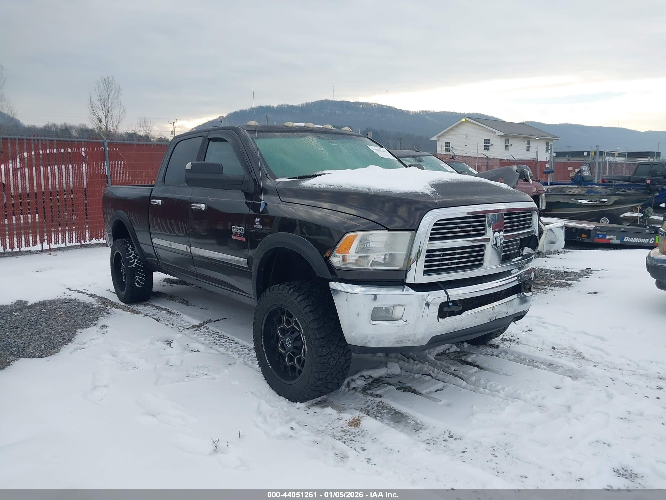 2010 Dodge Ram 2500 Slt Black vin: 3D7UT2CL3AG188820