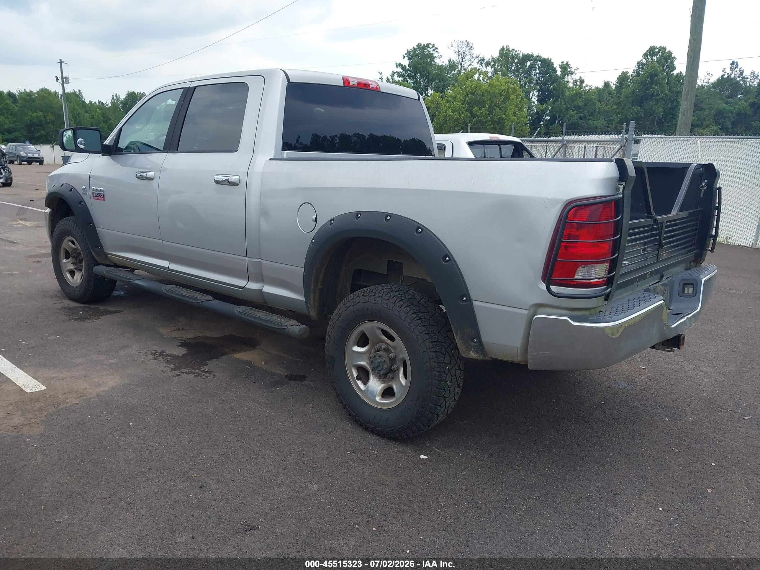 2011 Ram Ram 2500 Slt Silver vin: 3D7UT2CL3BG599717
