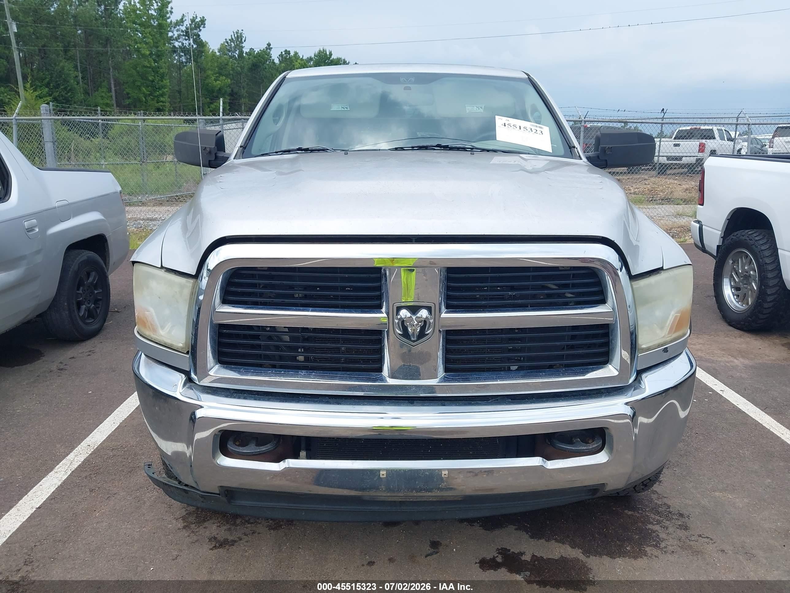 2011 Ram Ram 2500 Slt Silver vin: 3D7UT2CL3BG599717