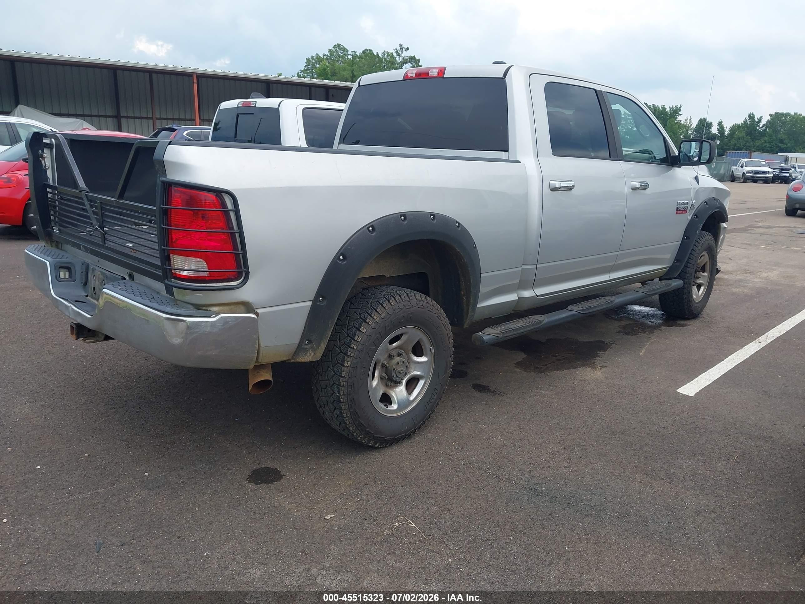 2011 Ram Ram 2500 Slt Silver vin: 3D7UT2CL3BG599717