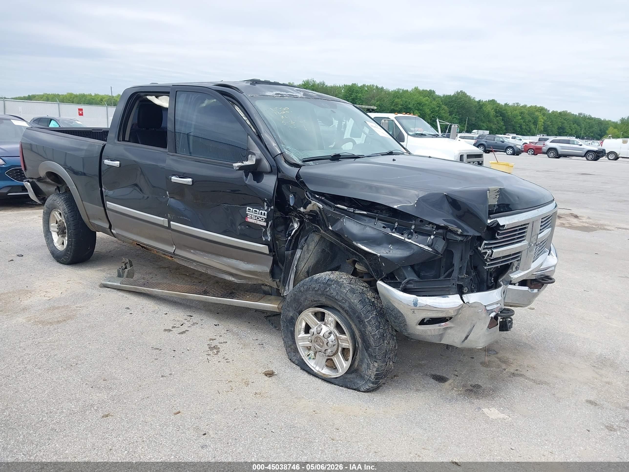 2011 Ram Ram 2500 Laramie Black vin: 3D7UT2CL4BG506087