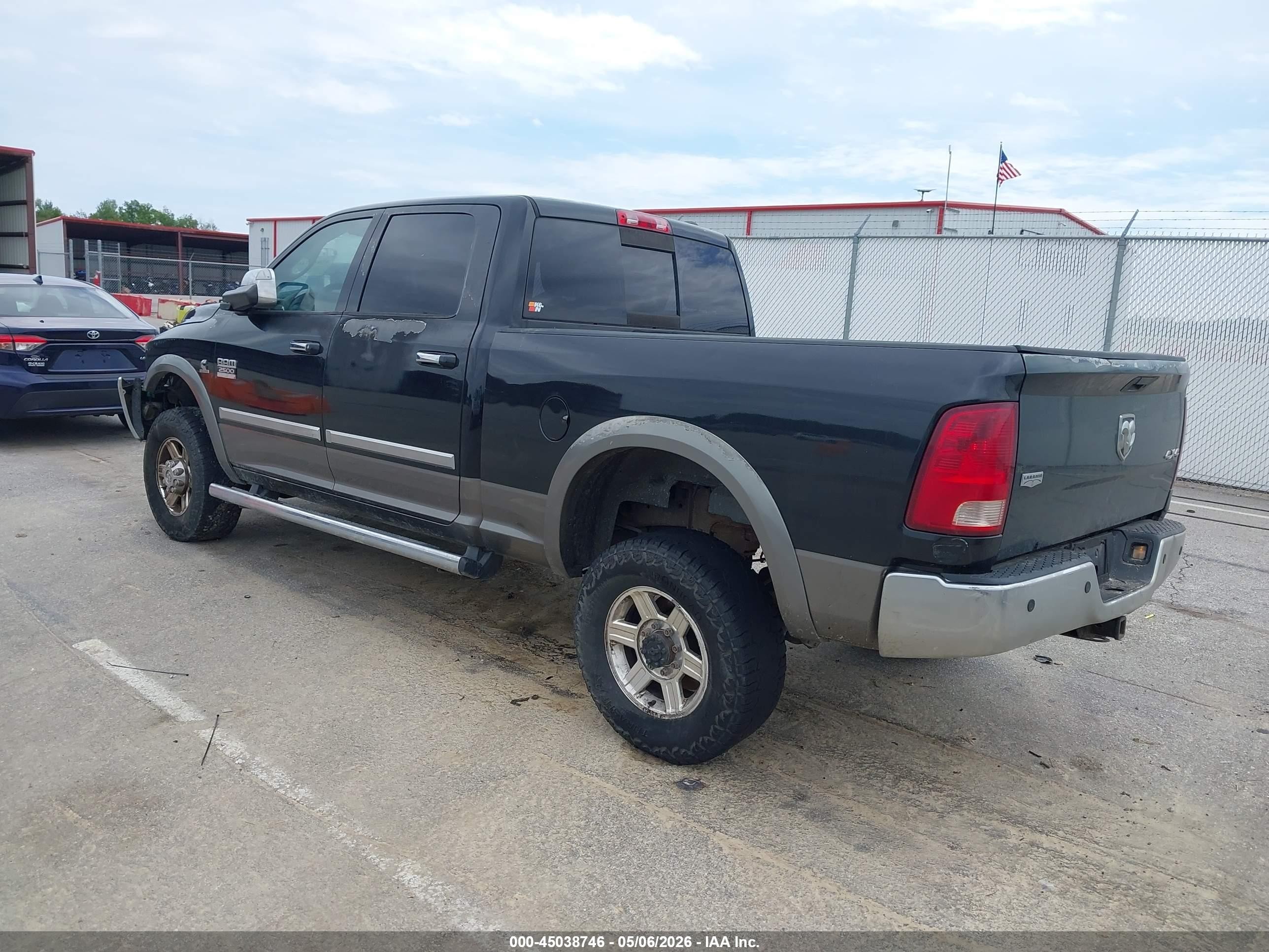 2011 Ram Ram 2500 Laramie Black vin: 3D7UT2CL4BG506087
