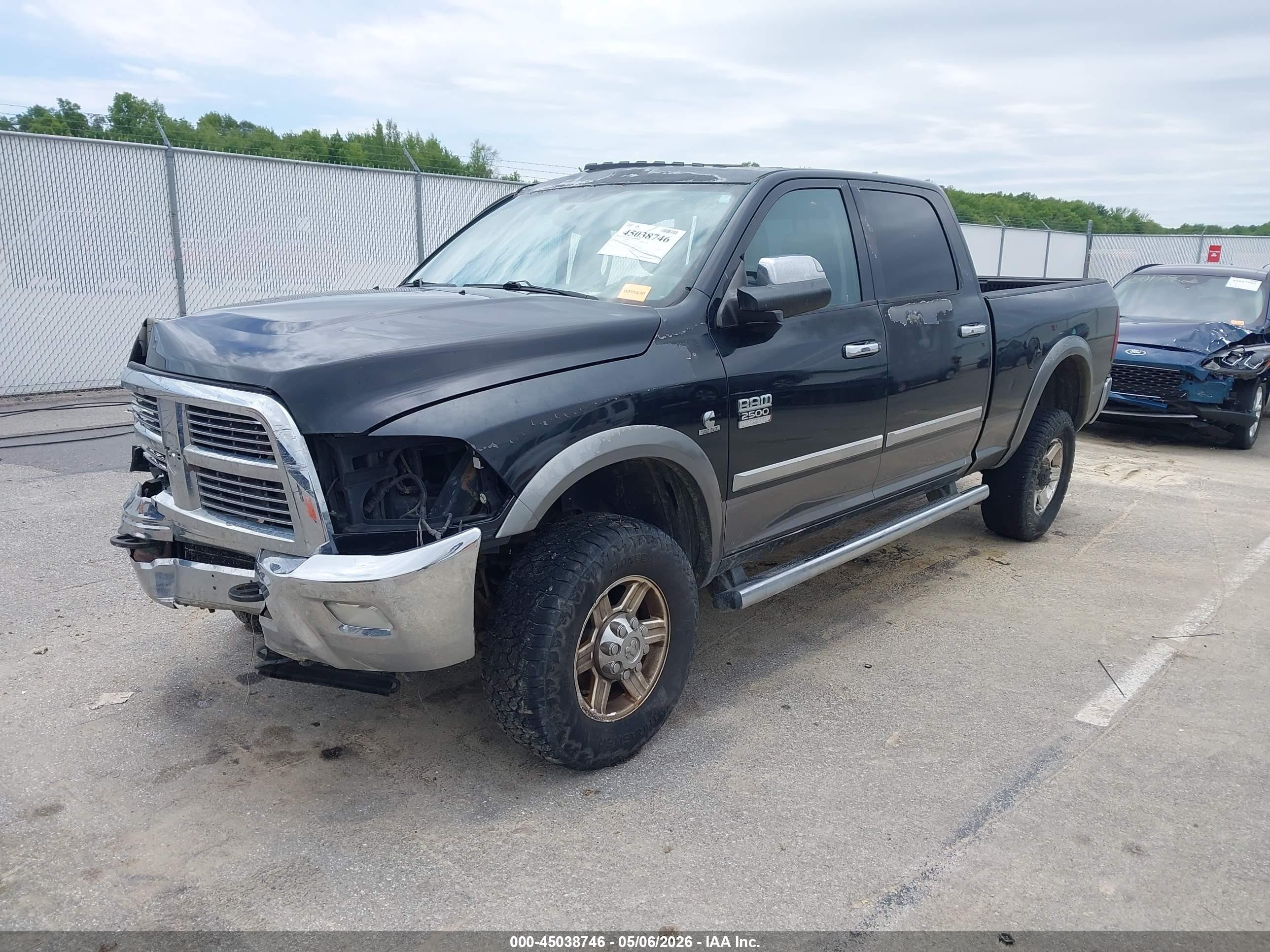 2011 Ram Ram 2500 Laramie Black vin: 3D7UT2CL4BG506087