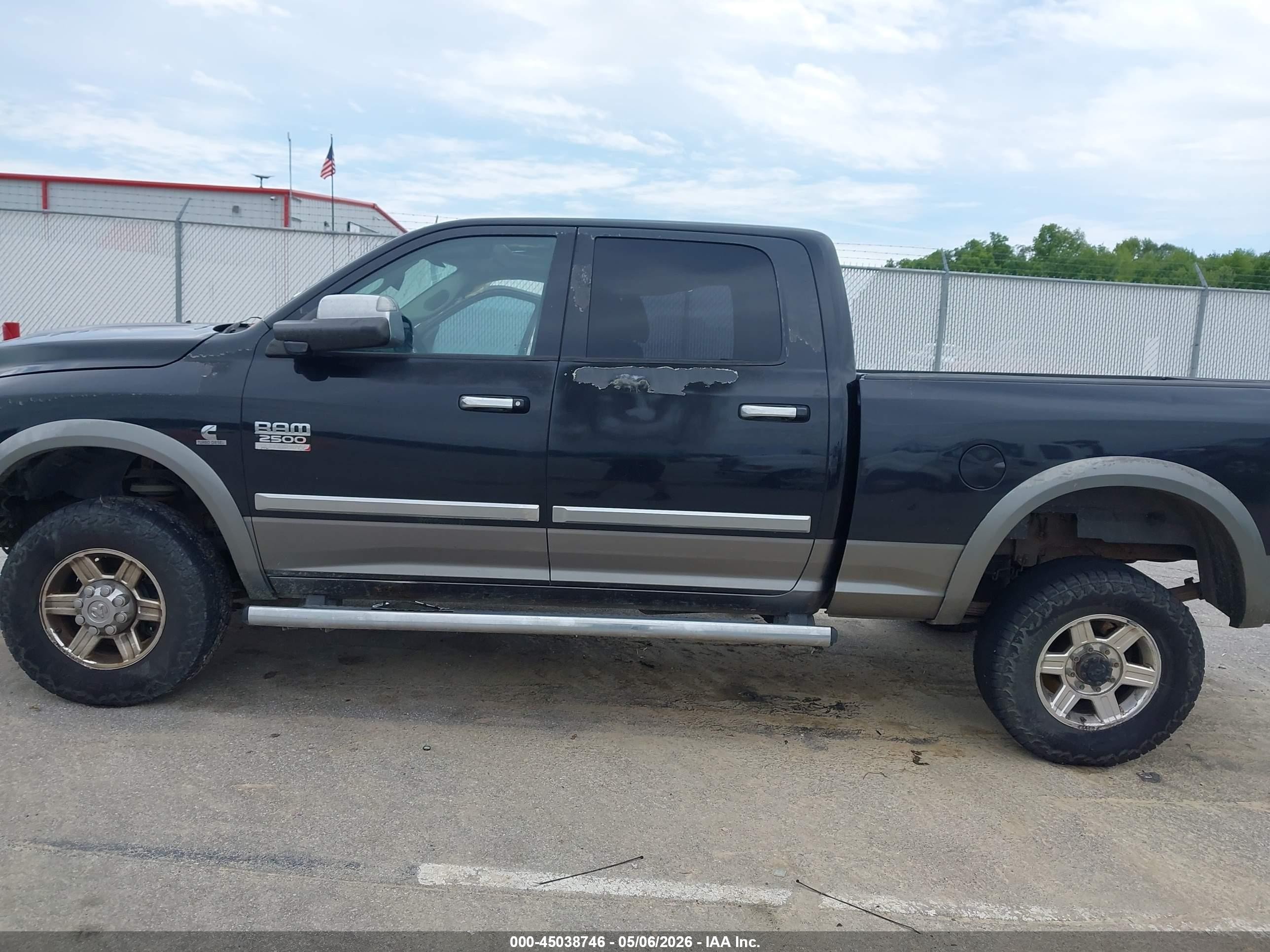2011 Ram Ram 2500 Laramie Black vin: 3D7UT2CL4BG506087