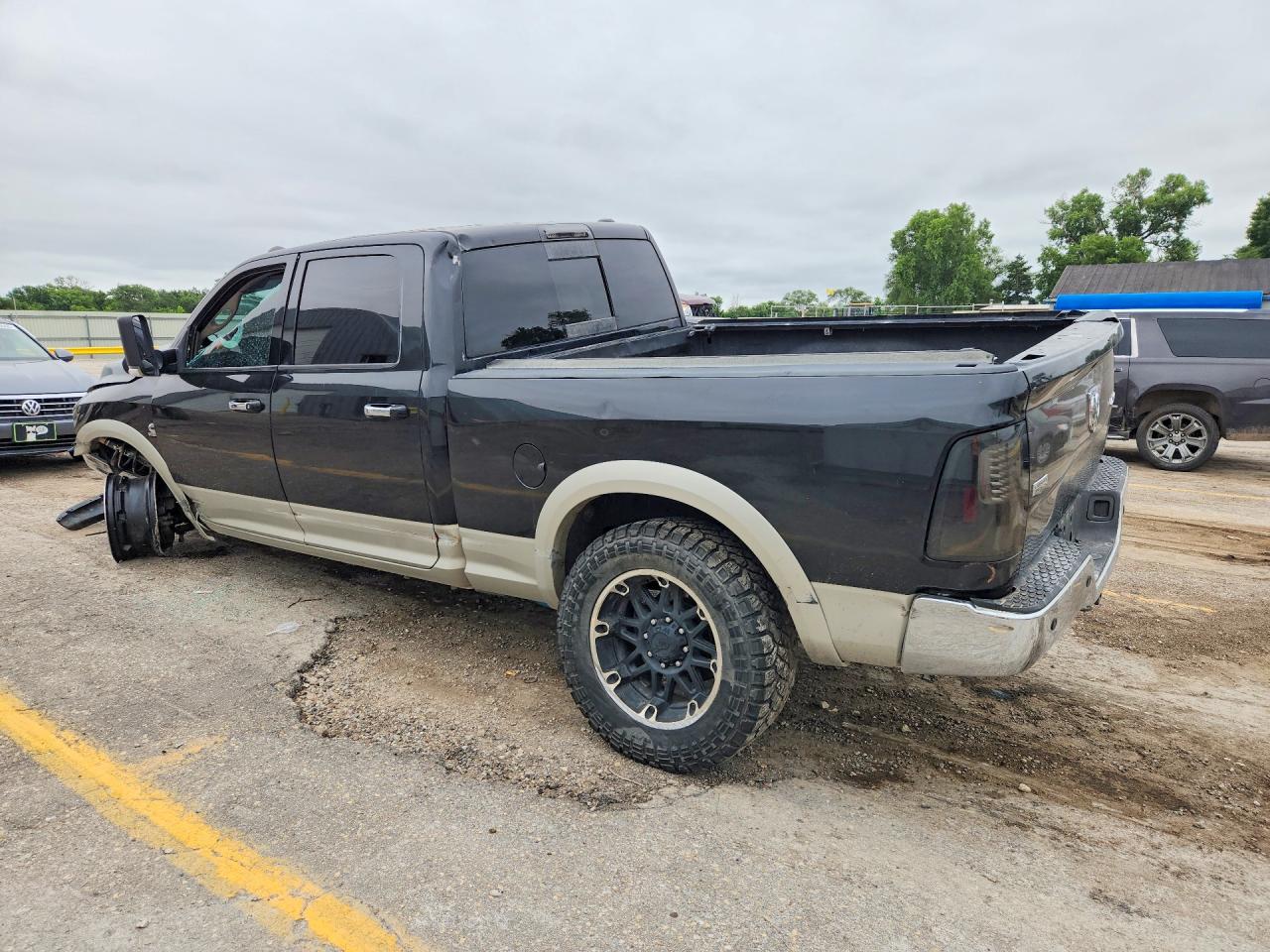 2010 Dodge Ram 2500 Laramie Черный vin: 3D7UT2CL5AG187510