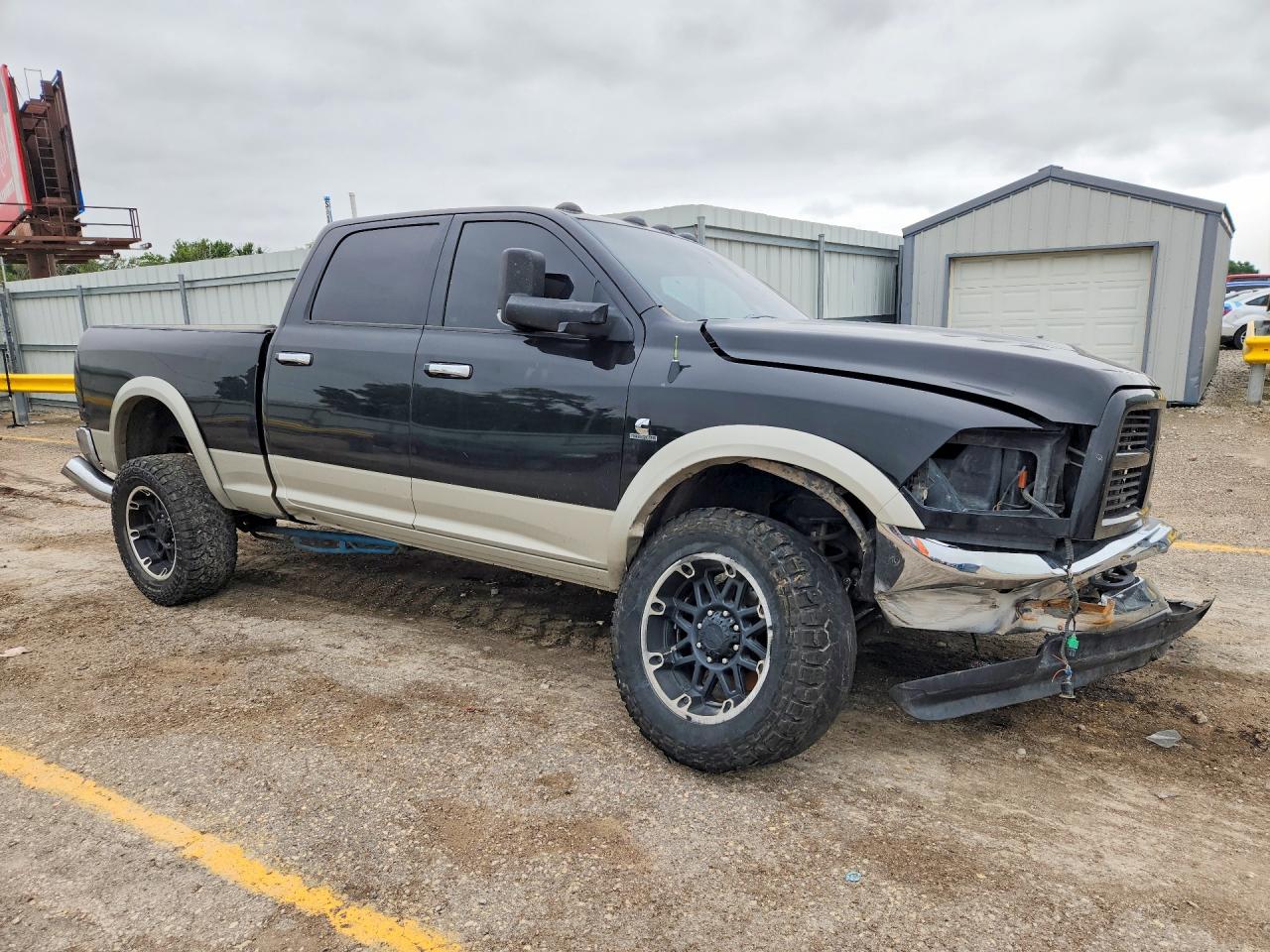 2010 Dodge Ram 2500 Laramie Черный vin: 3D7UT2CL5AG187510