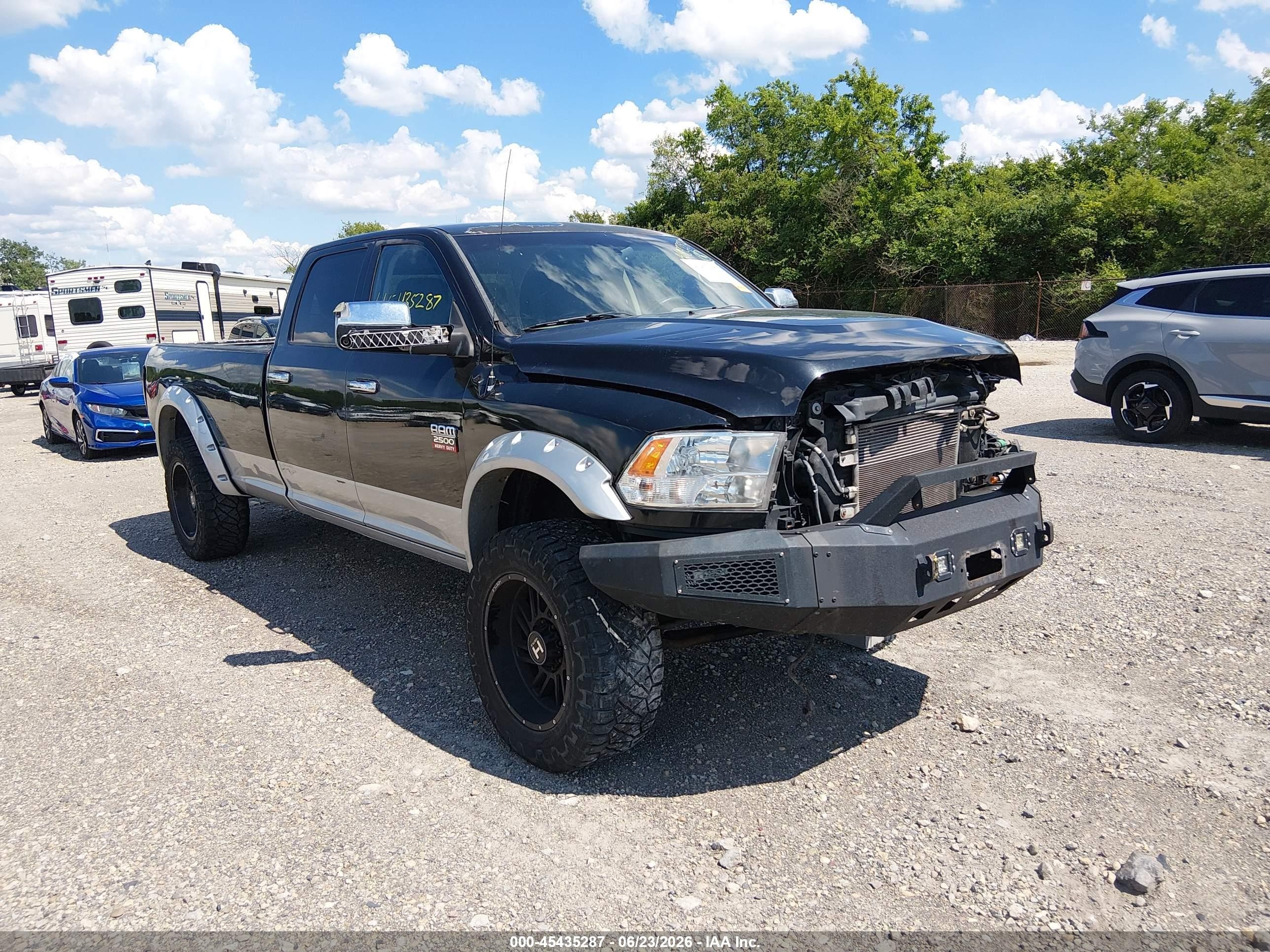 2010 Dodge Ram 2500 Slt Black vin: 3D7UT2CL6AG106854