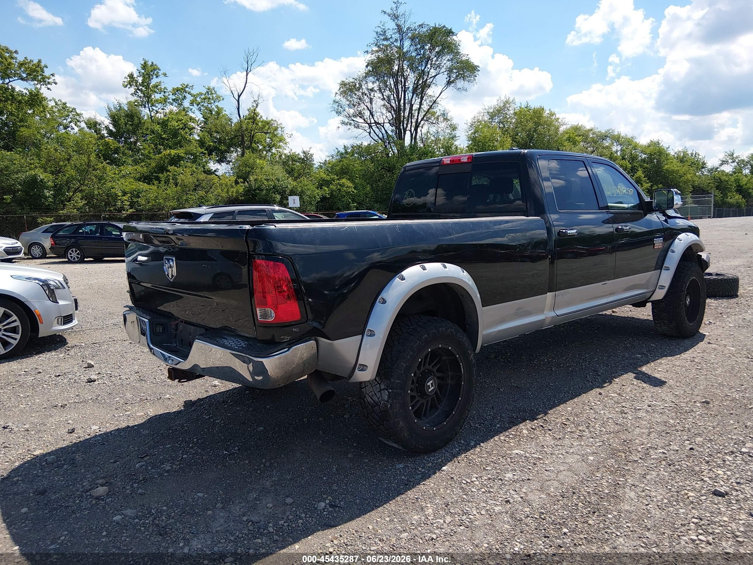 2010 Dodge Ram 2500 Slt Black vin: 3D7UT2CL6AG106854